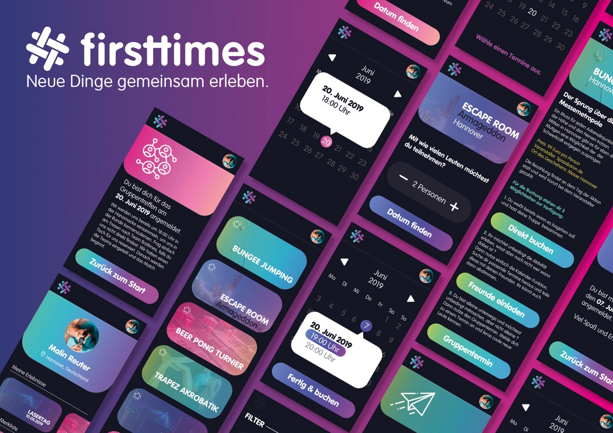 Konzeption einer Freizeit-App und Gestaltung einer Kampagne
