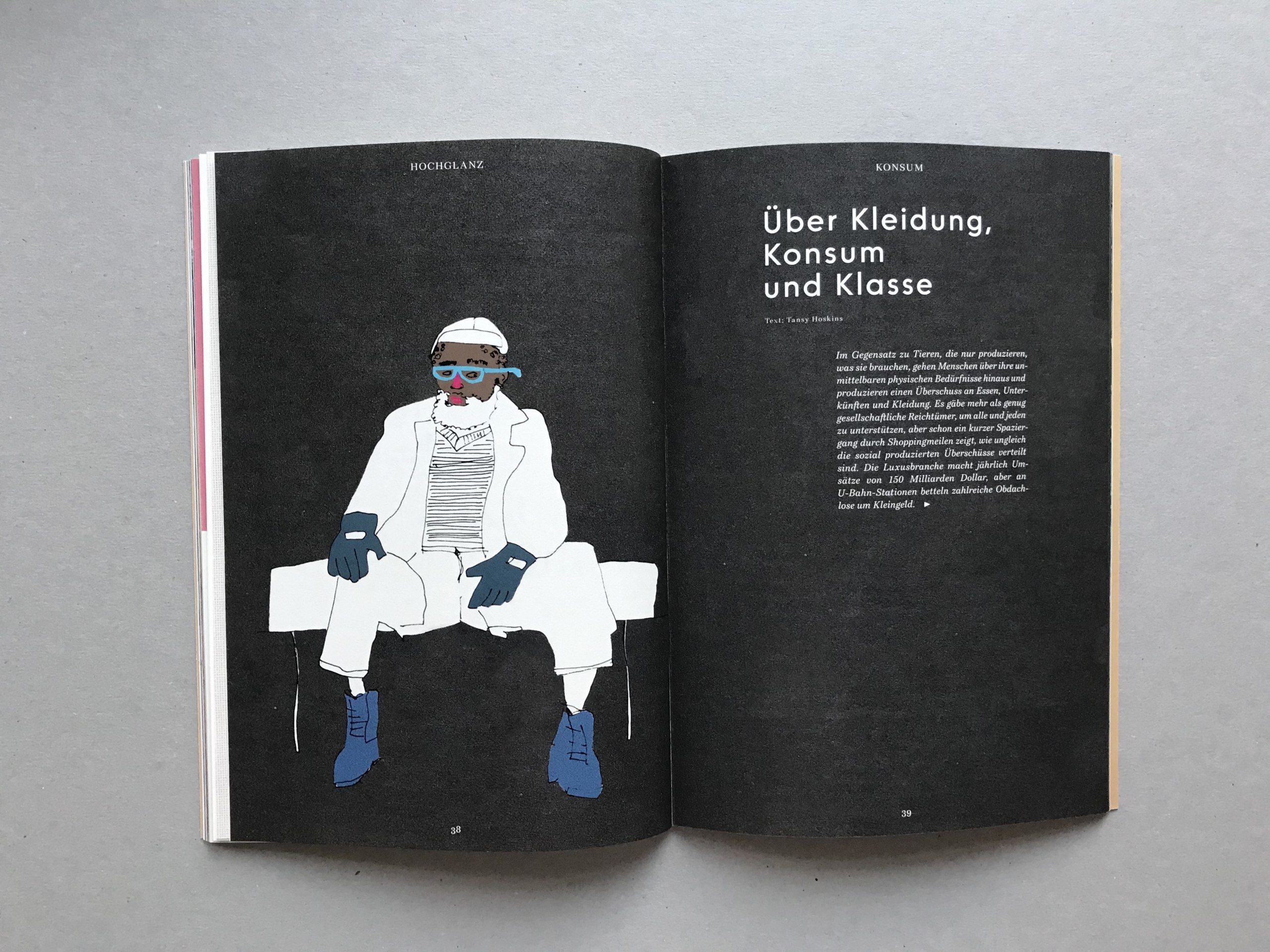 Umsetzung eines kritischen Modemagazins
