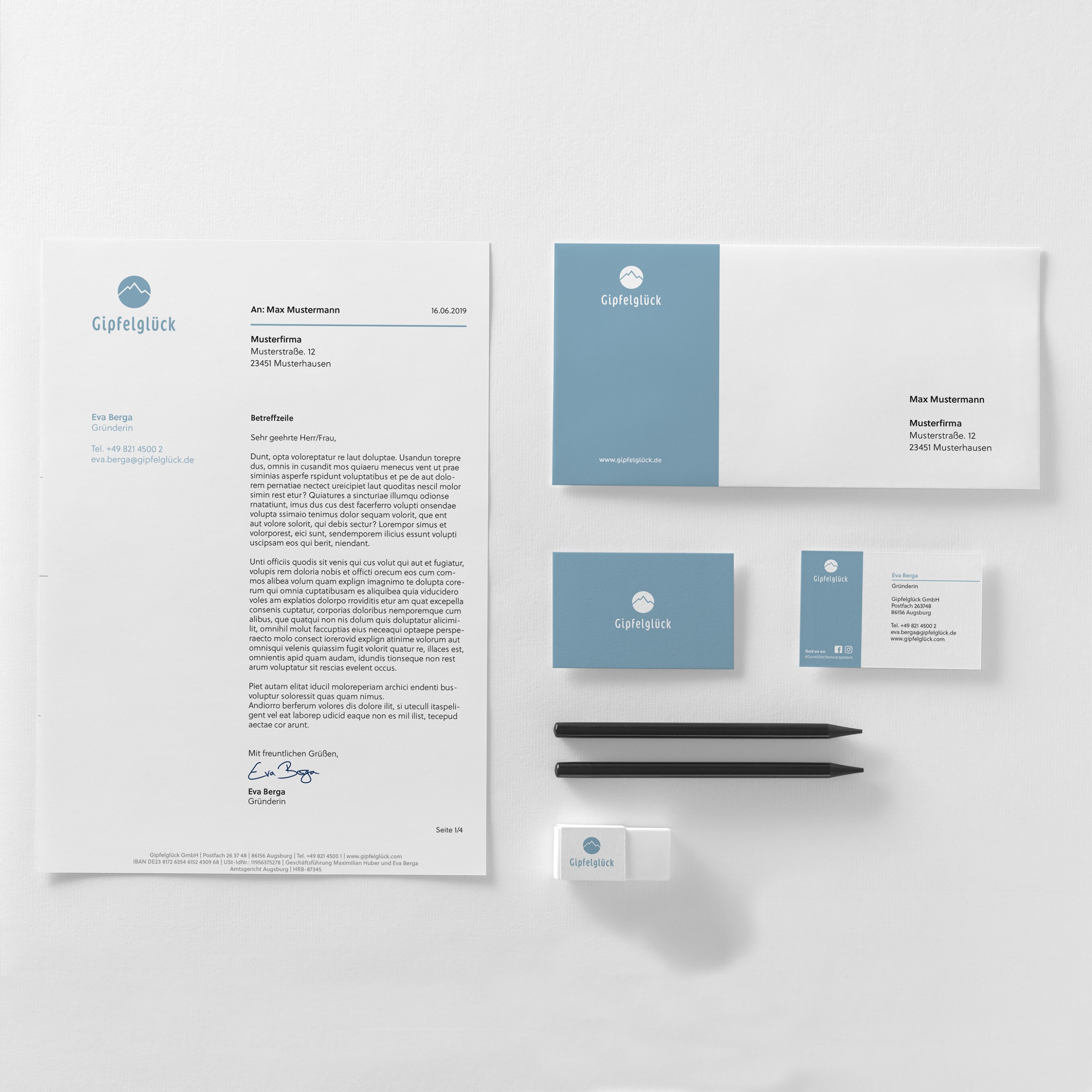 Entwicklung einer Markenidentität für eine Saftschorle inklusive eines Packaging Designs.