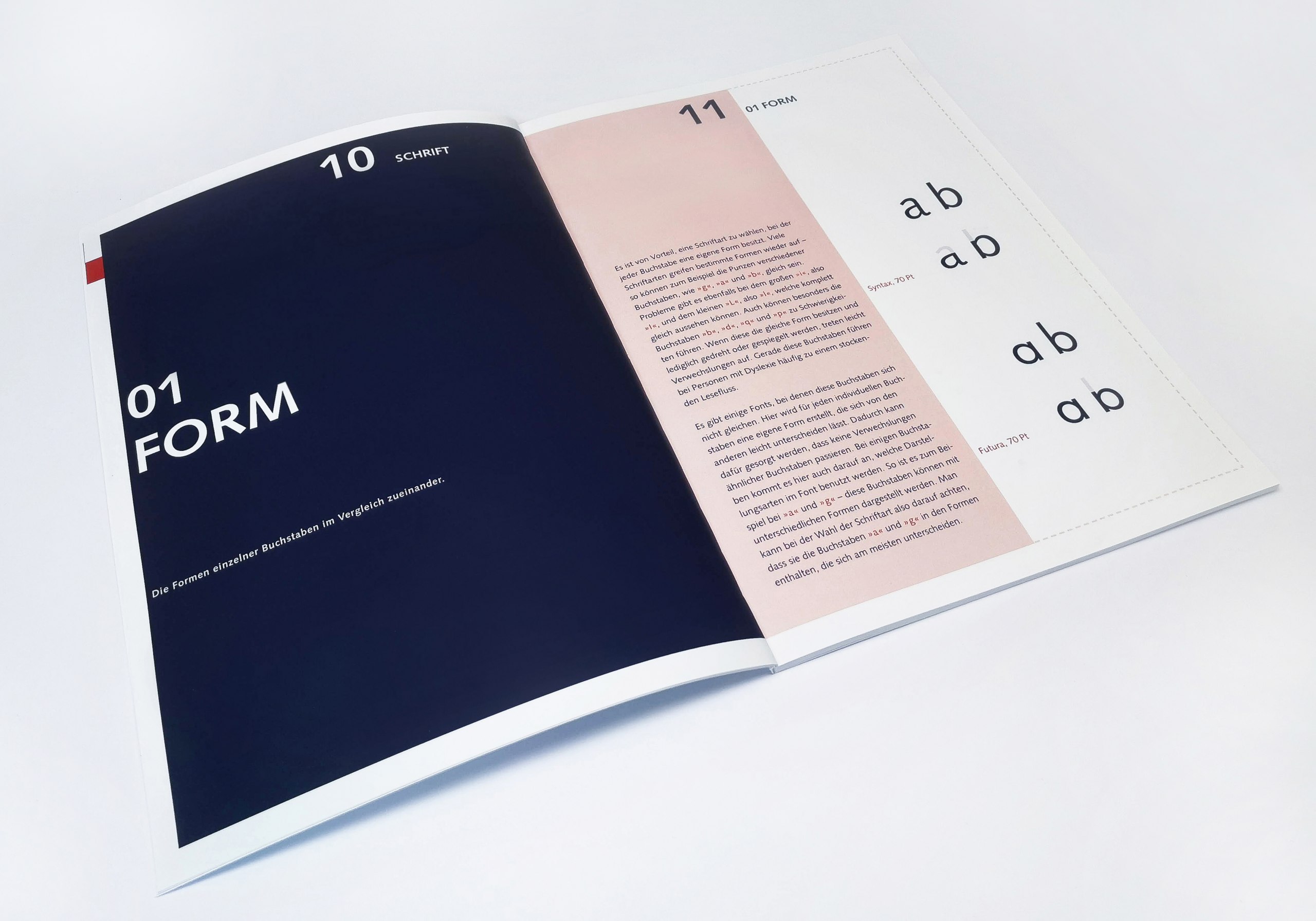 Ein Handbuch über optimale Leserlichkeit bei Lese- und Rechtschreibschwierigkeiten.