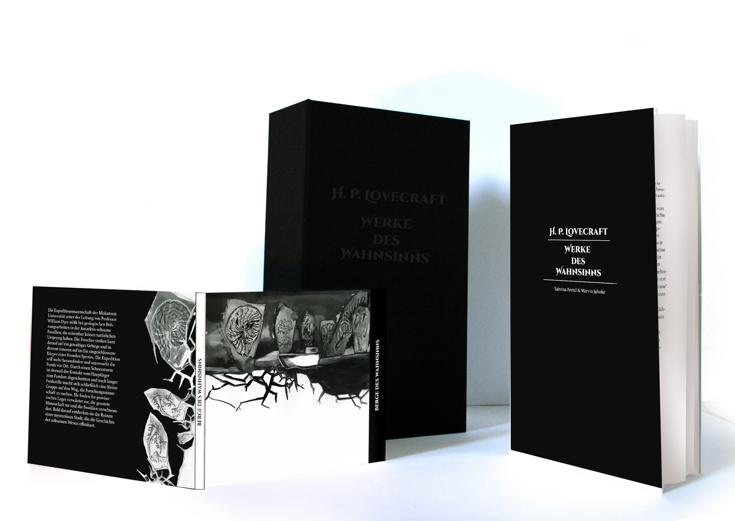 Illustrationen zu H.P.Lovecraft von Sabrina Arend und Marvin Jahnke