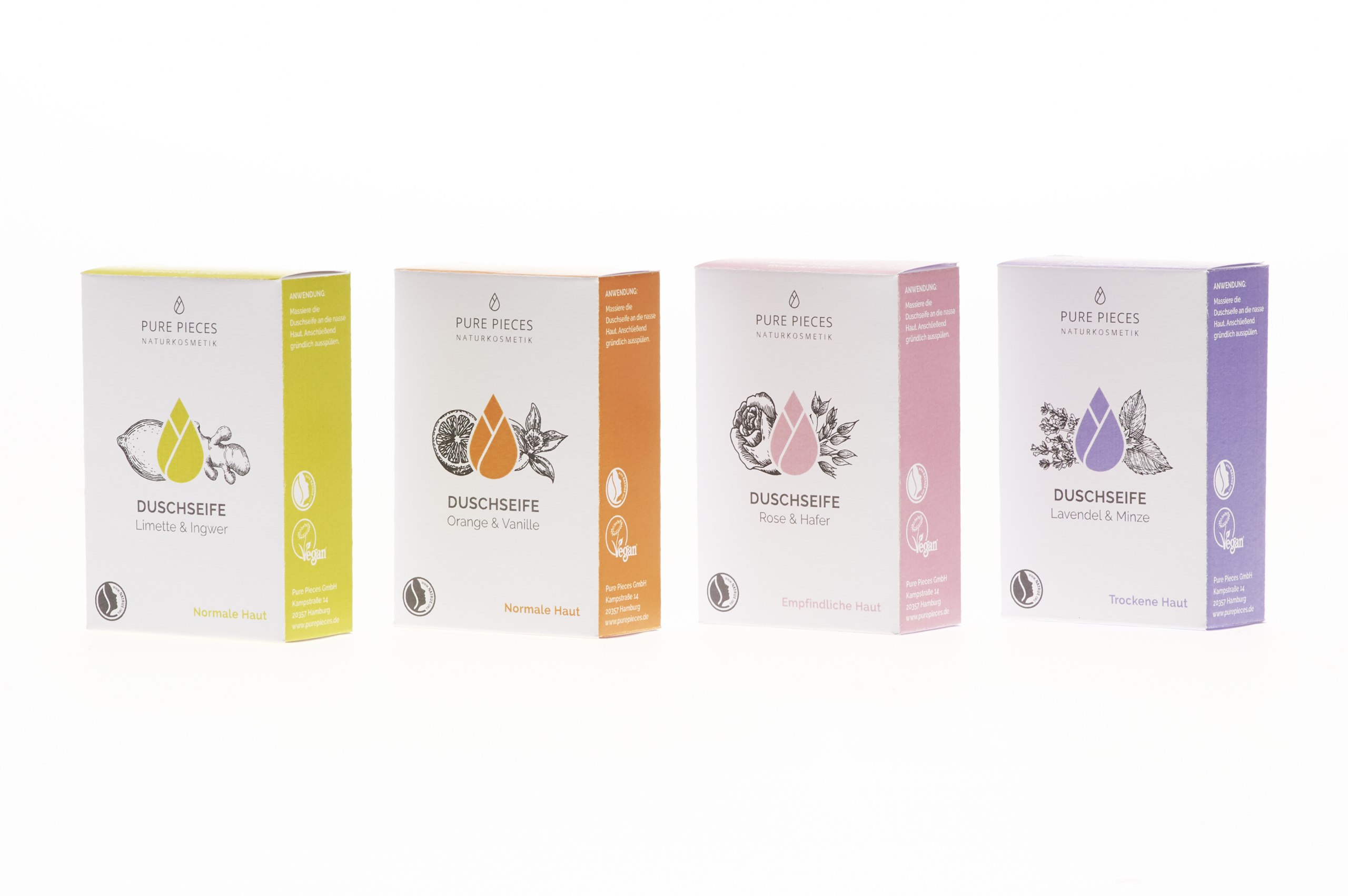 Entwicklung einer Marke und eines Packaging Designs für feste Shampoos und Duschseifen