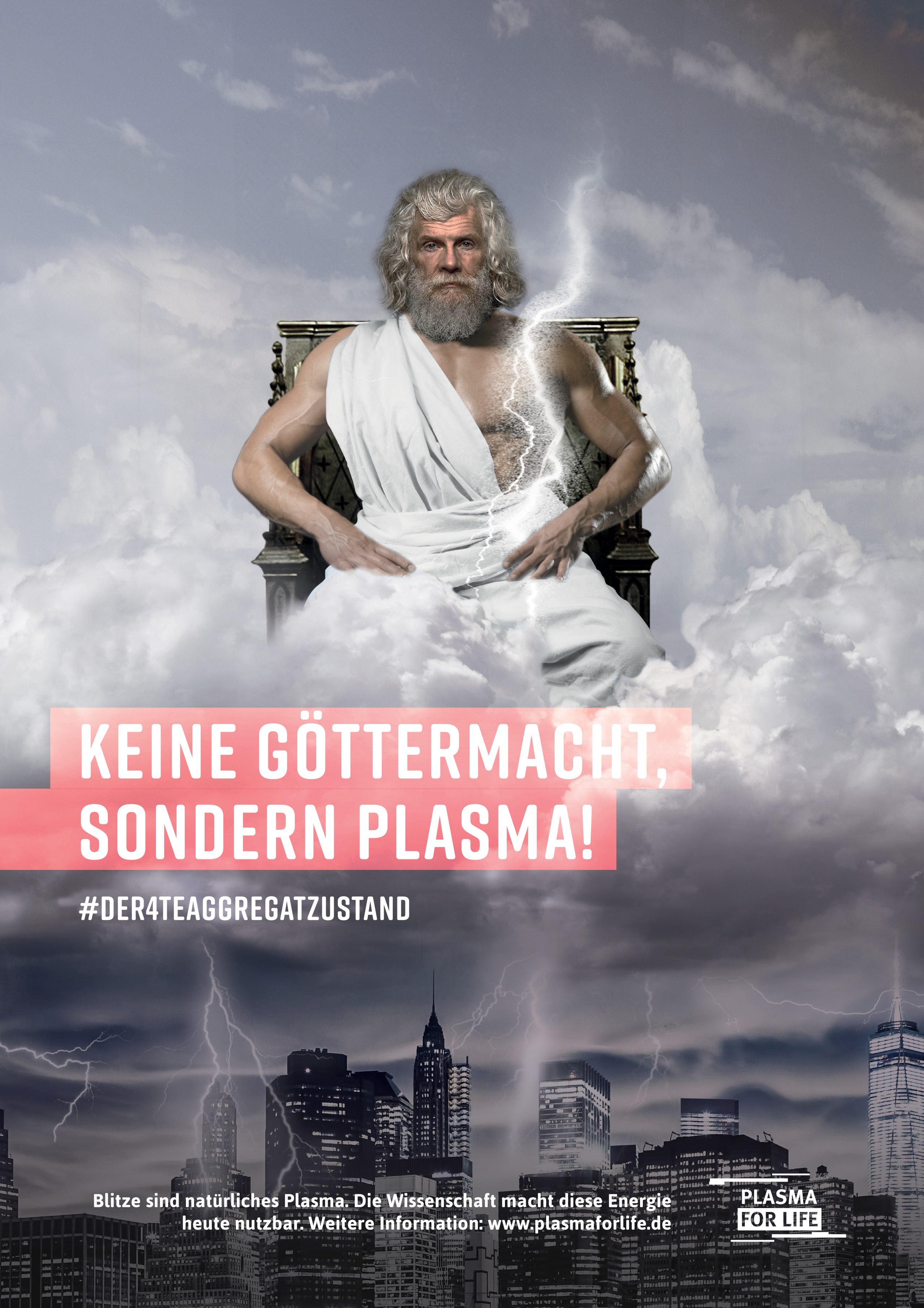 Eine Kampagne rund um den vierten Aggregatzustand.