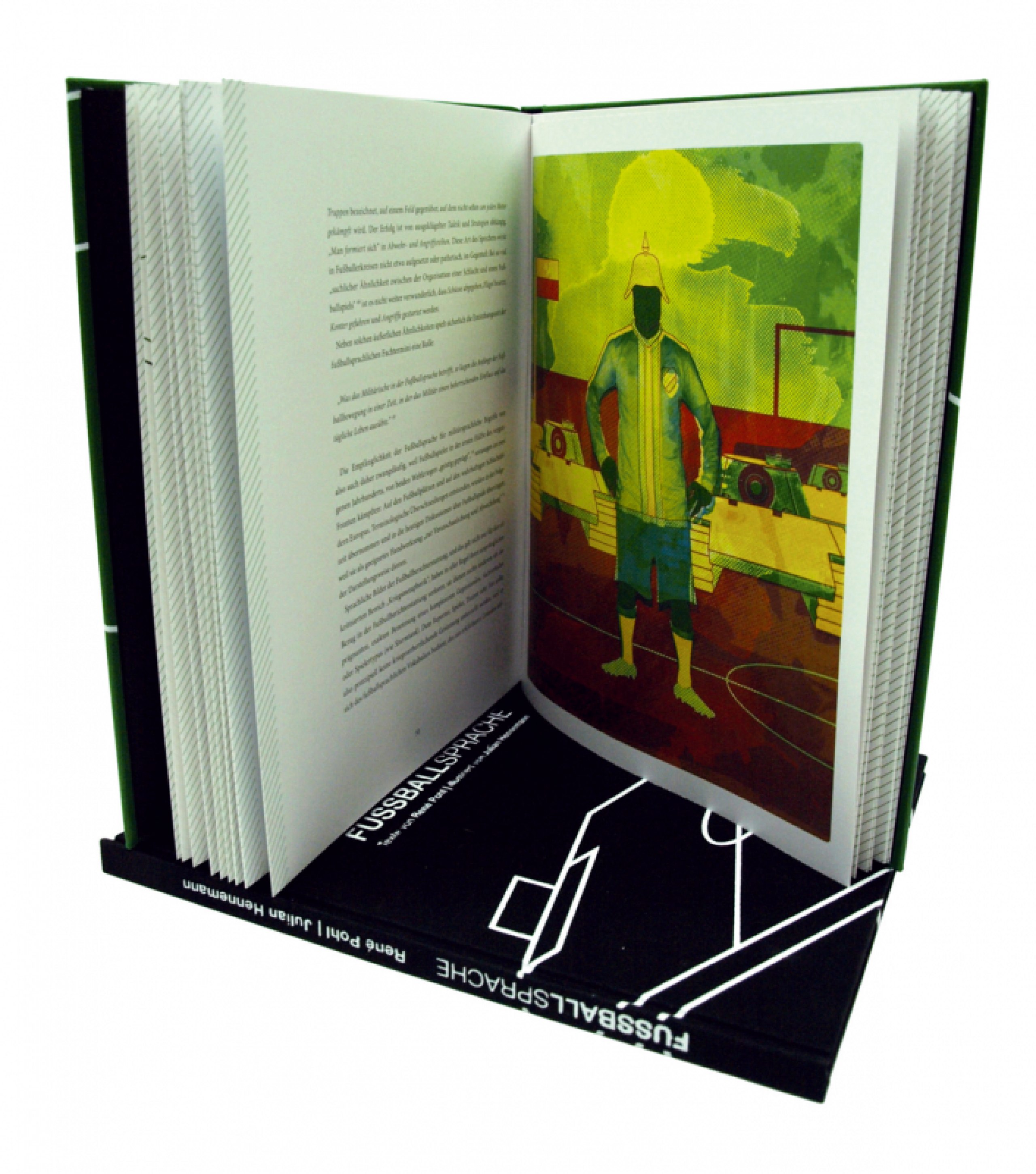 illustrative Buchgestaltung einer  wissenschaftlichen Abhandlung