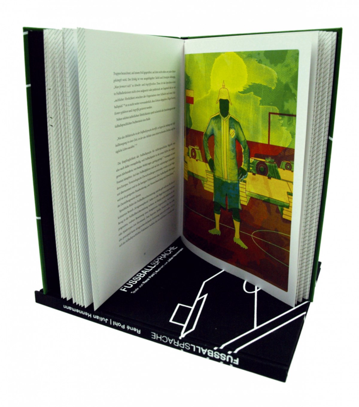 illustrative Buchgestaltung einer wissenschaftlichen Abhandlung