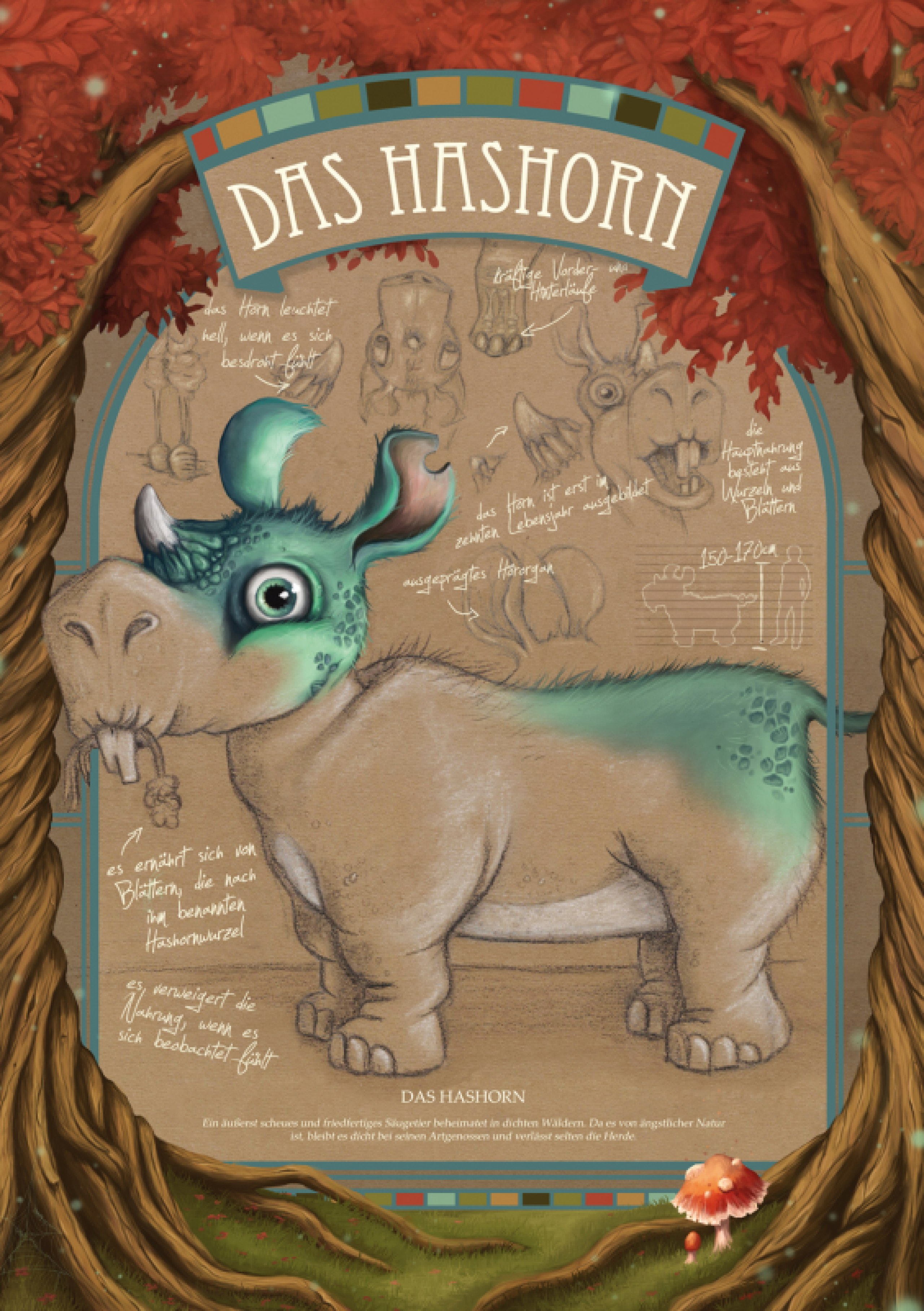 Illustrative Plakatgestaltung