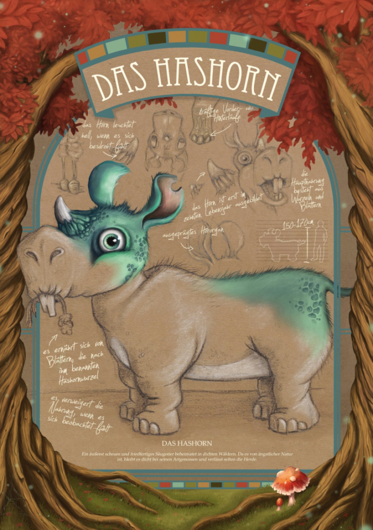 Illustrative Plakatgestaltung