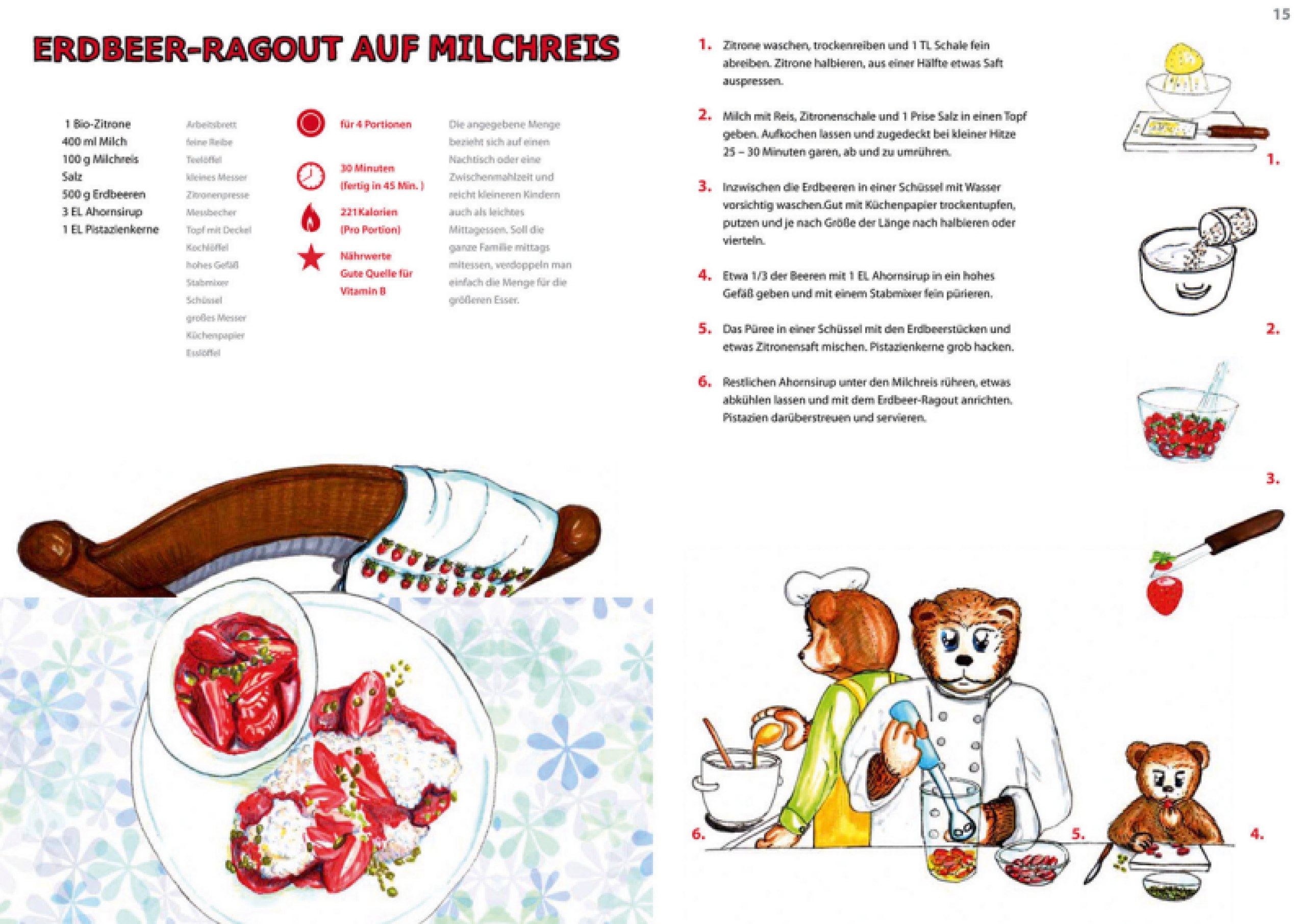 Entwicklung und Gestaltung eines illustrativen Kochbuchs für das gemeinsame Kochen von Eltern und Kindern