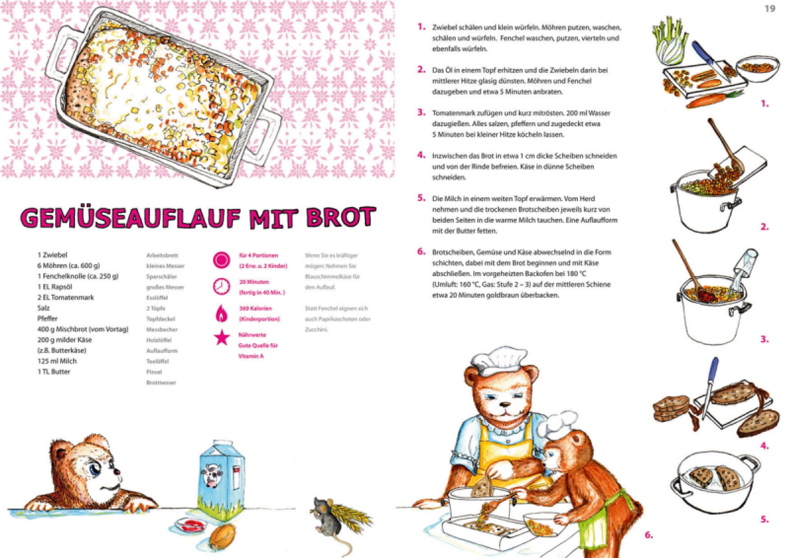 Entwicklung und Gestaltung eines illustrativen Kochbuchs für das gemeinsame Kochen von Eltern und Kindern