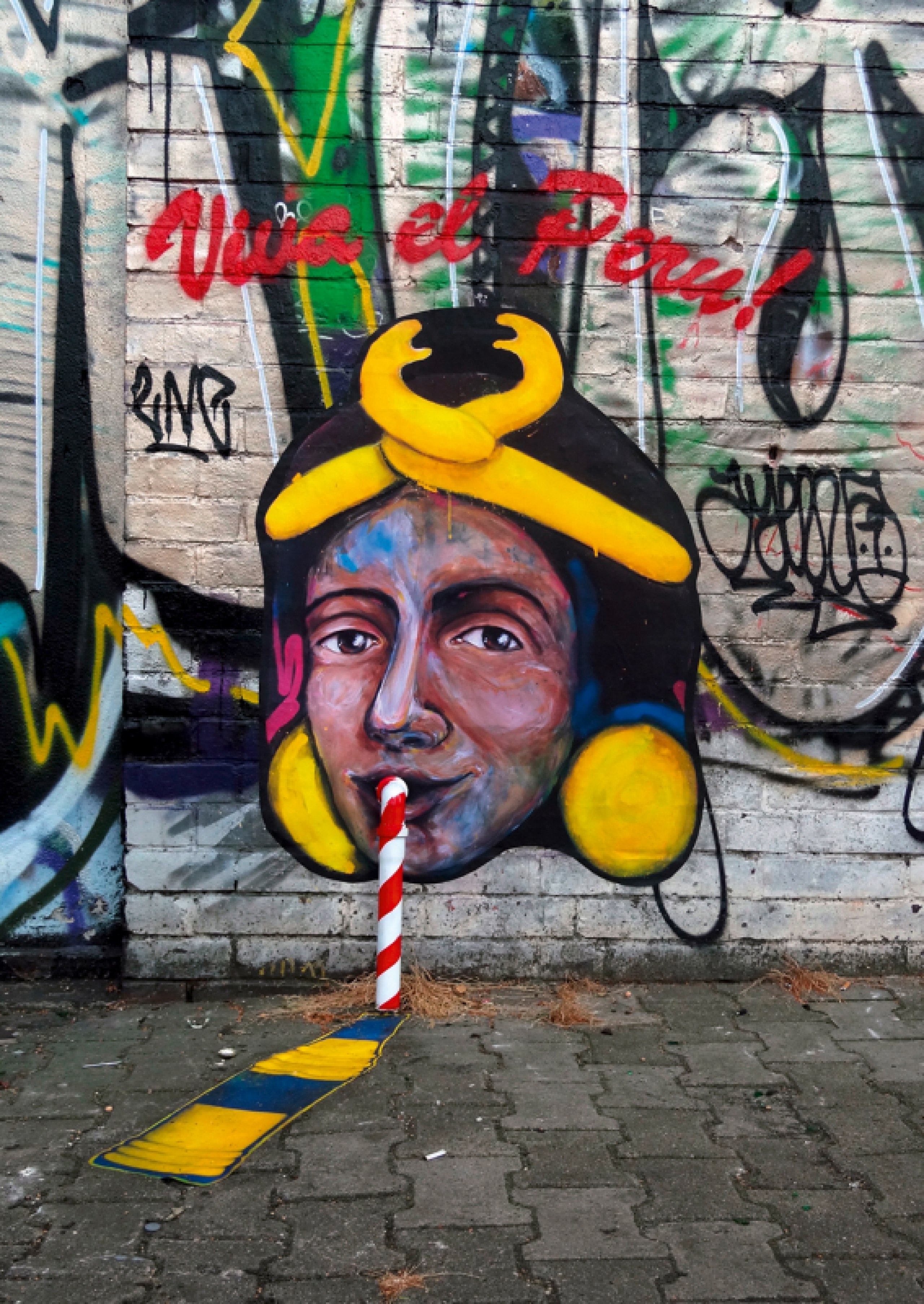 Eine Street Art Advertising Kampagne
