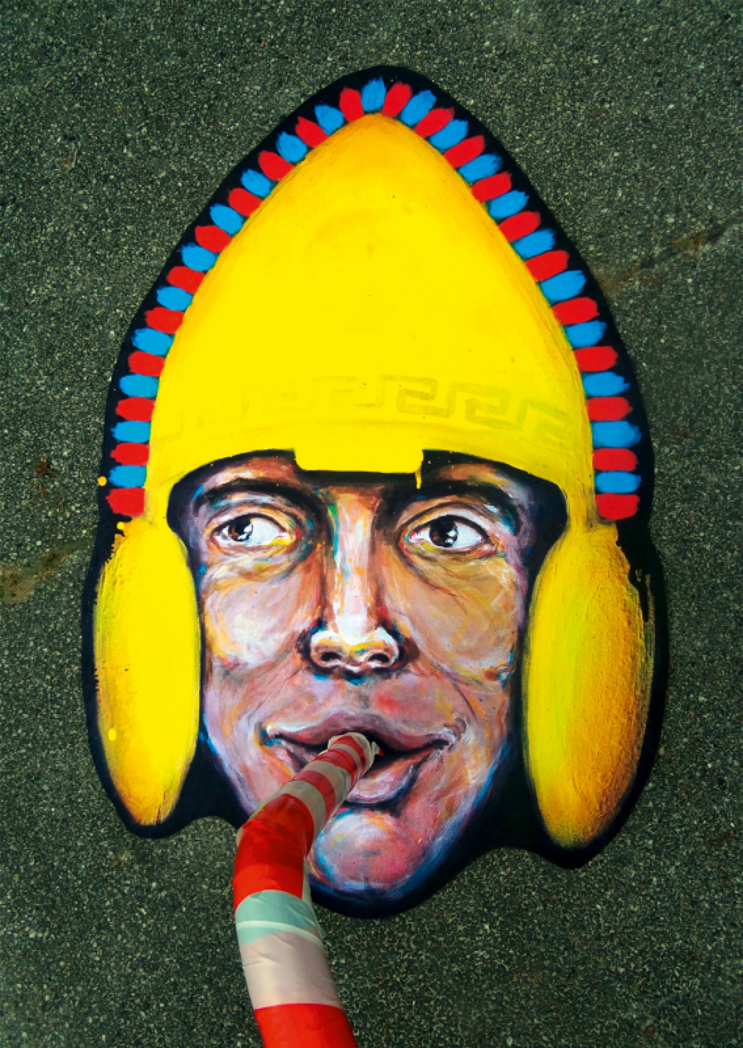 Eine Street Art Advertising Kampagne