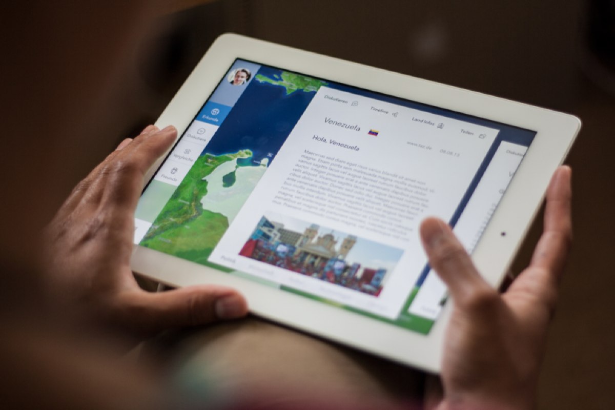 Ein Nachrichtenkonzept für das iPad