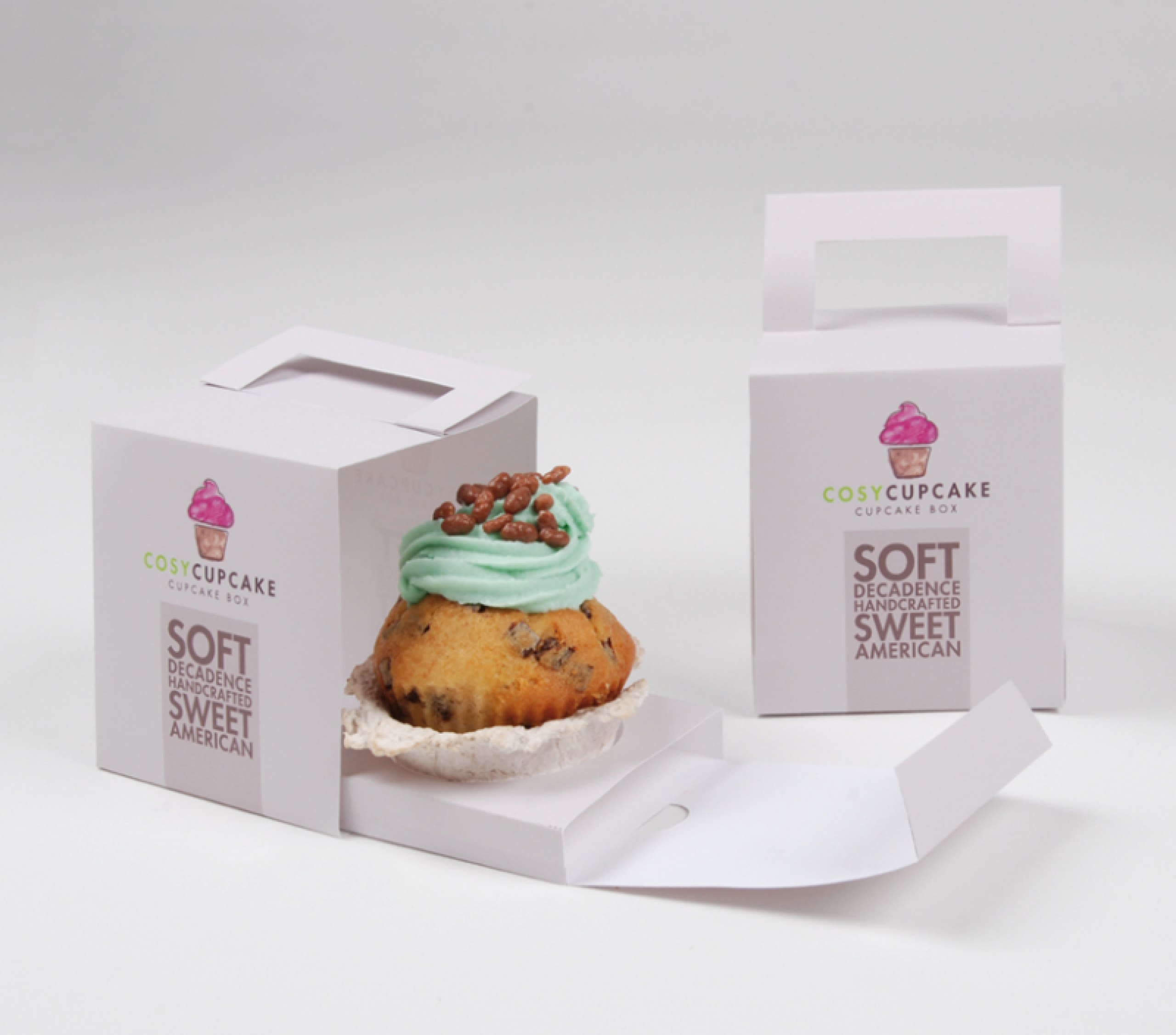 Entwicklung eines Packagings für ein Cupcake Café