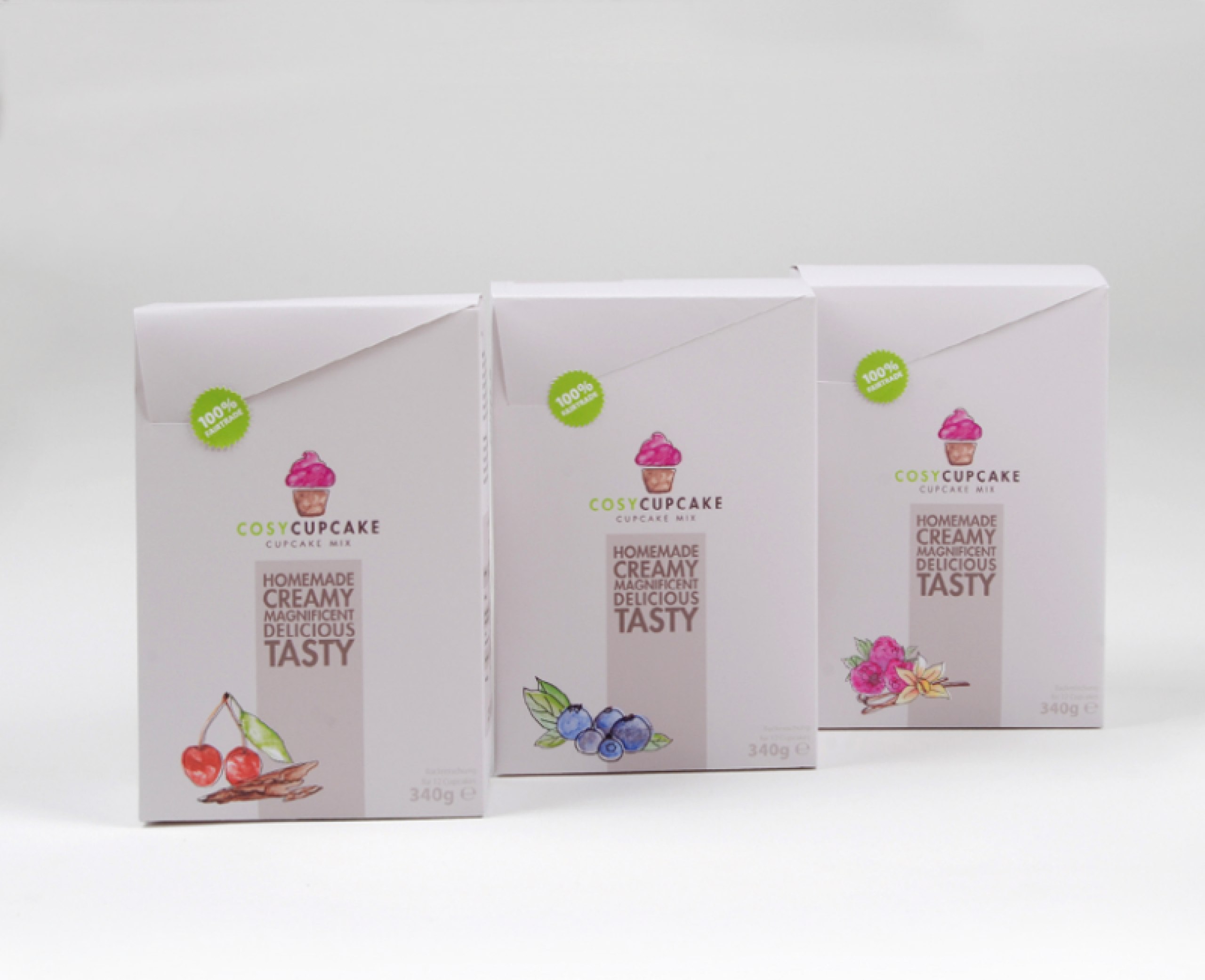Entwicklung eines Packagings für ein Cupcake Café