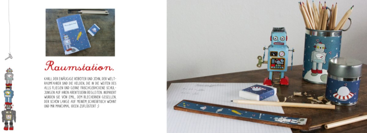 Gestaltung von Schulutensilien für Grundschüler