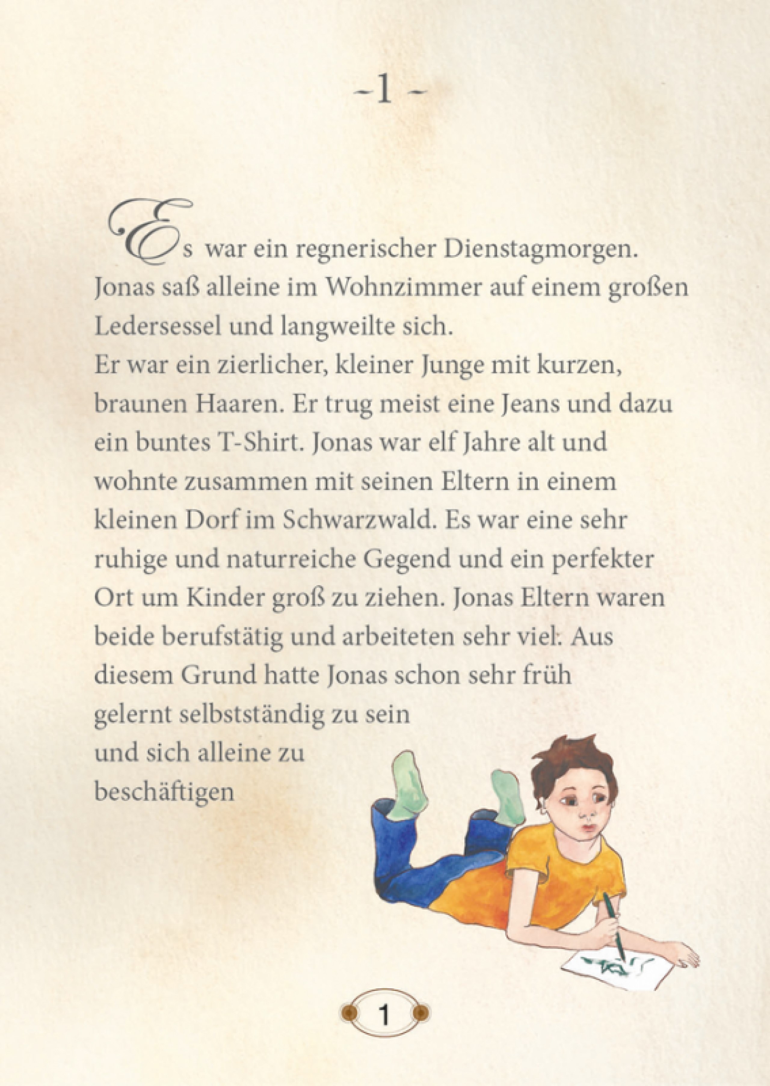 Gestaltung eines Buches durch Illustrationen und Animationen in Form einer App