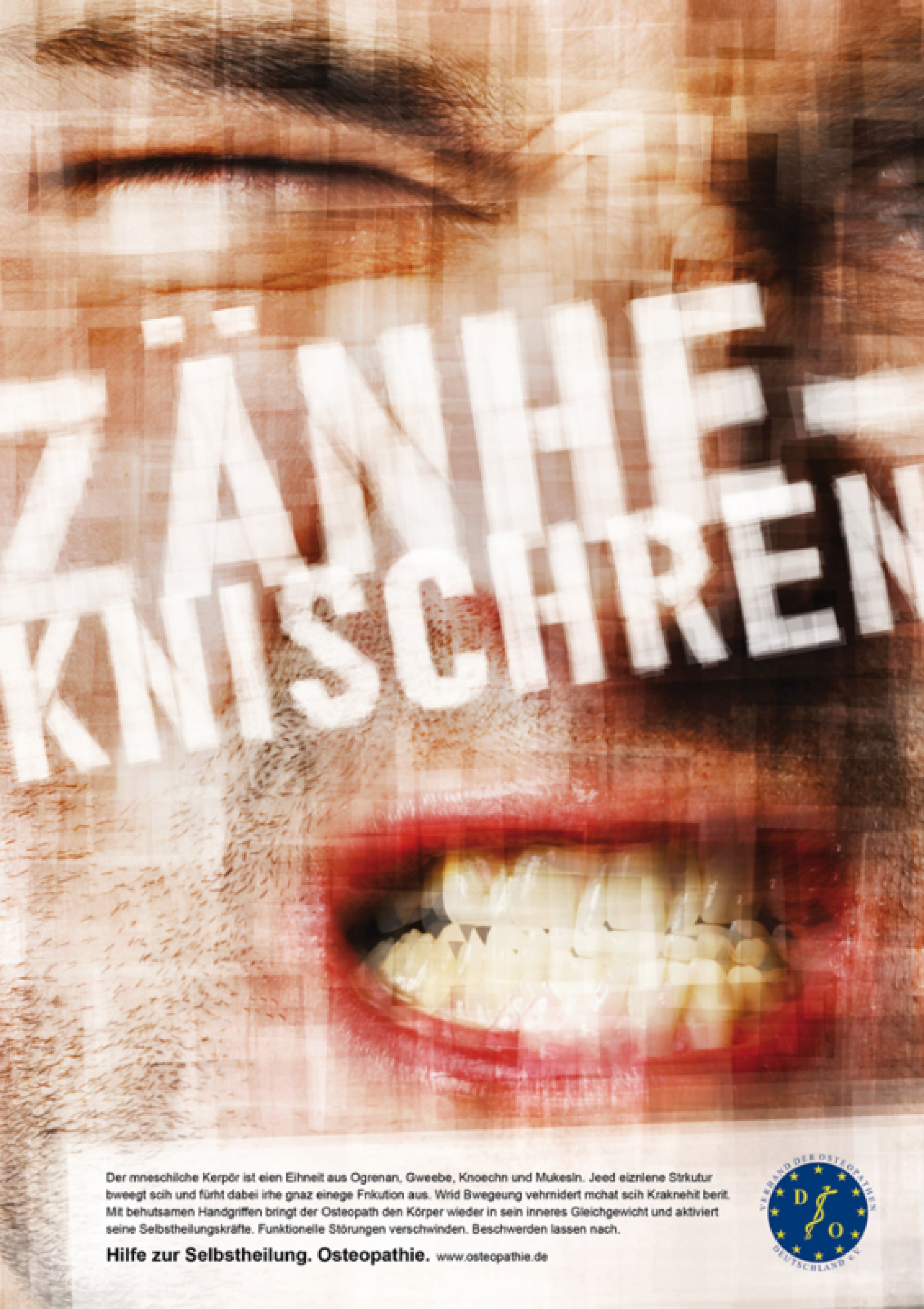 Werbekampagne für Osteopathie