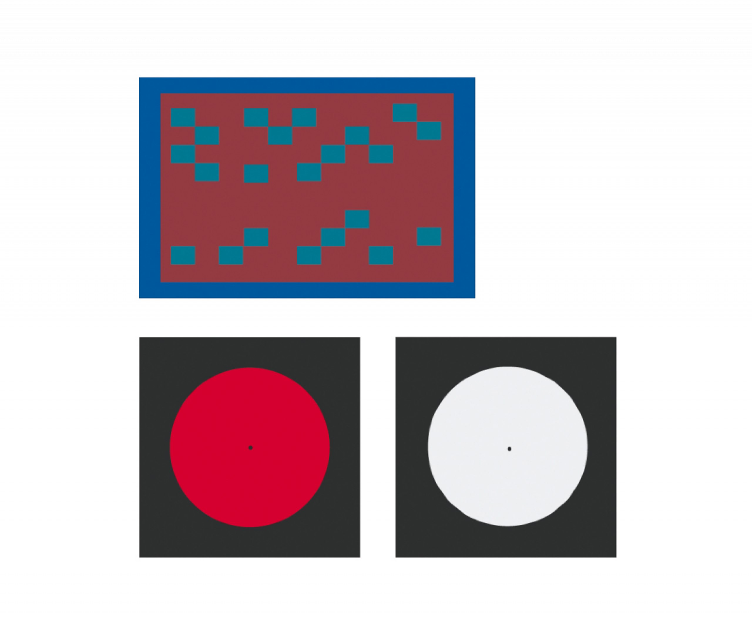Wandgestaltung nach Josef Albers