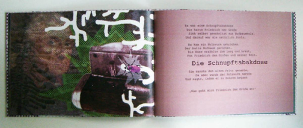 Konzeption und illustrative und typografische Gestaltung eines Kinderbuches zu Gedichten von Joachim Ringelnatz