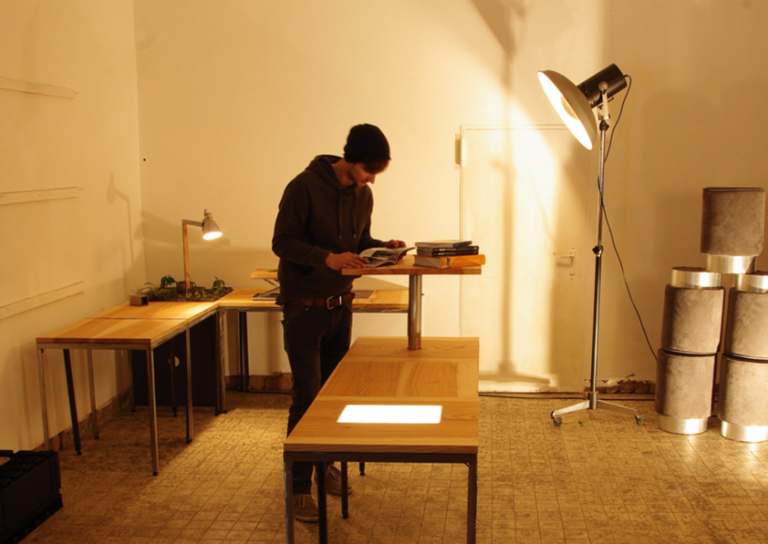 Entwurf eines Studiotisches