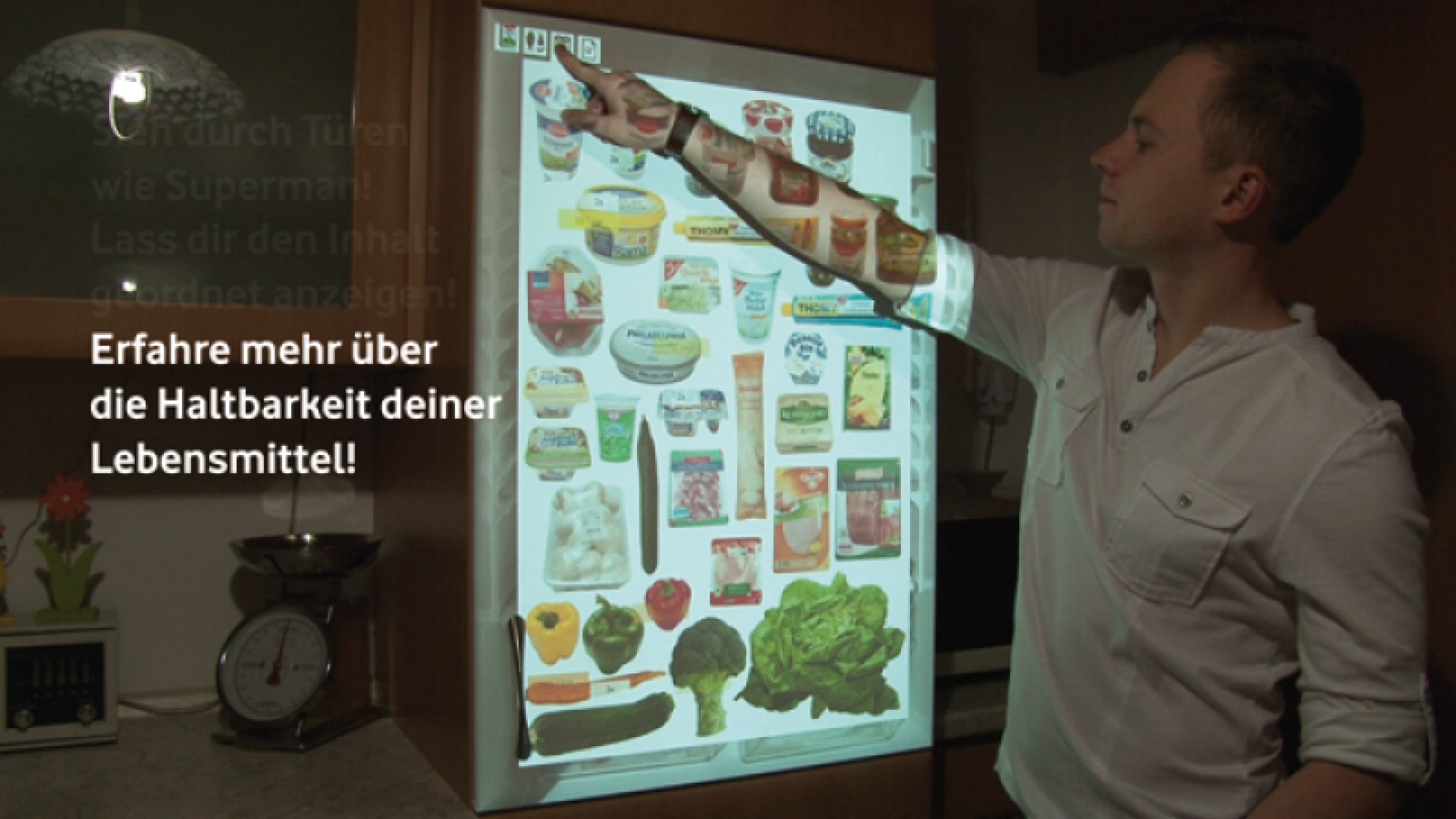Interfacegestaltung im Raum für ein Mobilfunkunternehmen