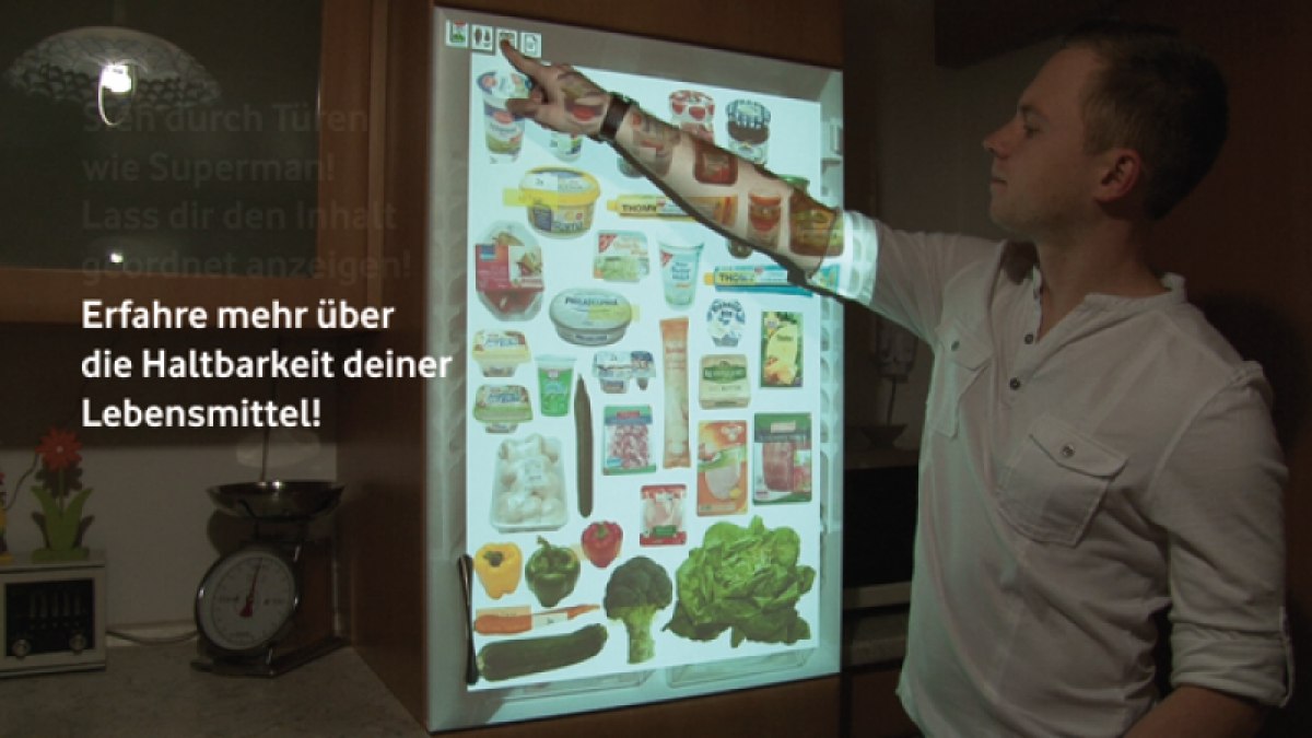 Interfacegestaltung im Raum für ein Mobilfunkunternehmen