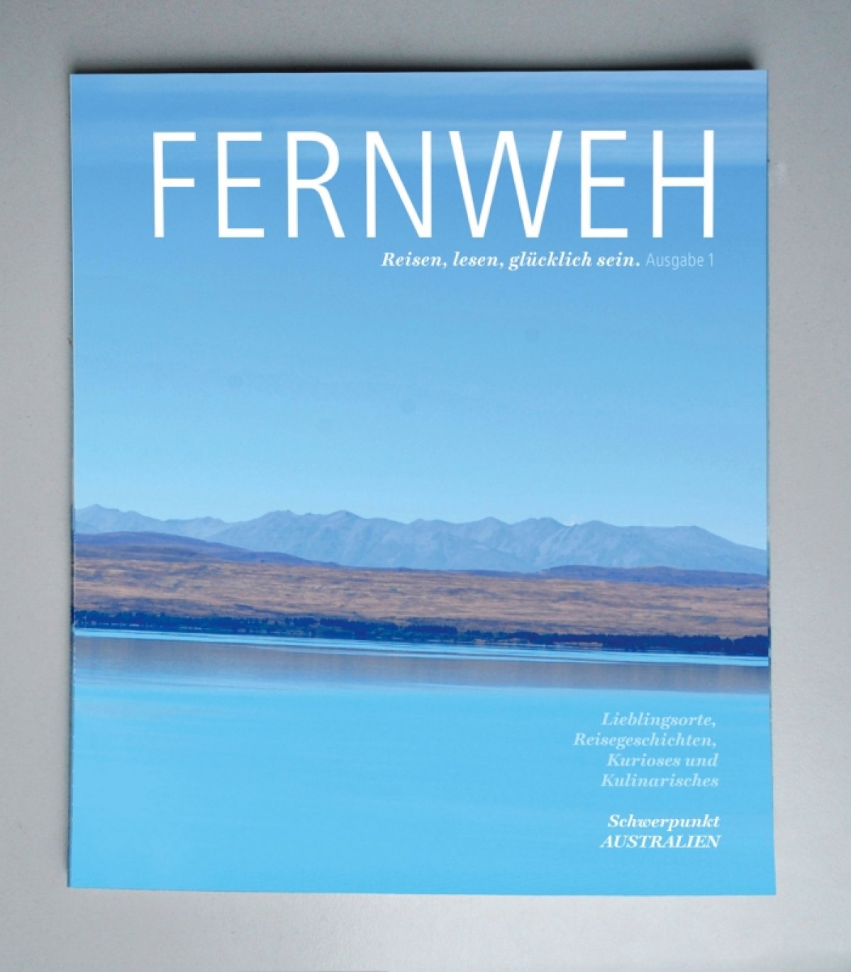 Gestaltung eines Reisemagazins