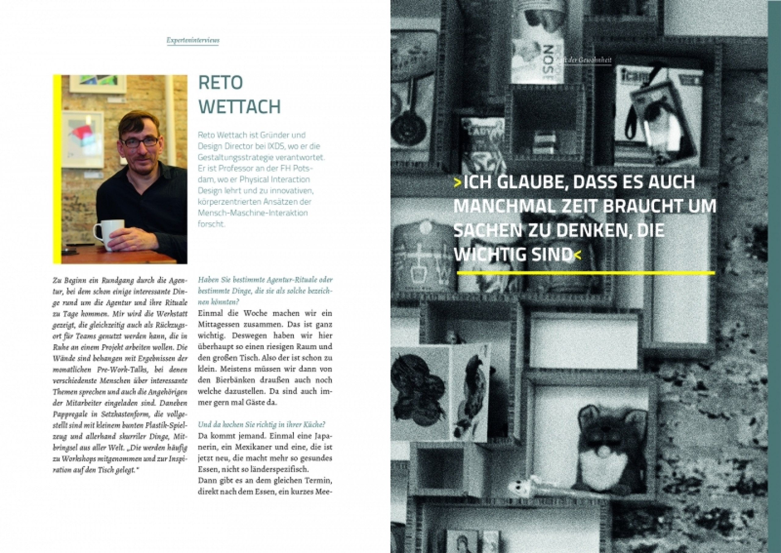 Untersuchung der Bedeutung von Ritualen im Designeralltag