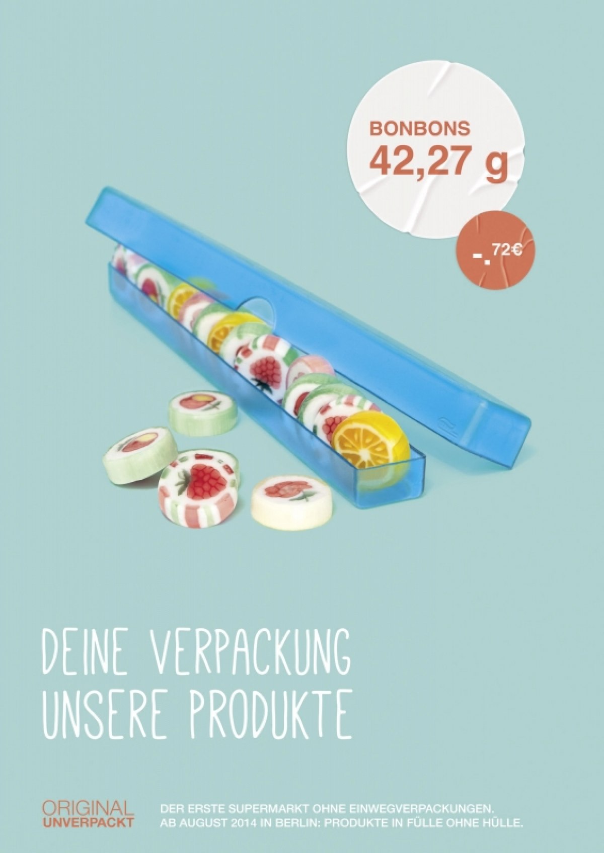 Entwicklung einer Werbekampagne für das Start-Up-Unternehmen ORIGINAL UNVERPACKT