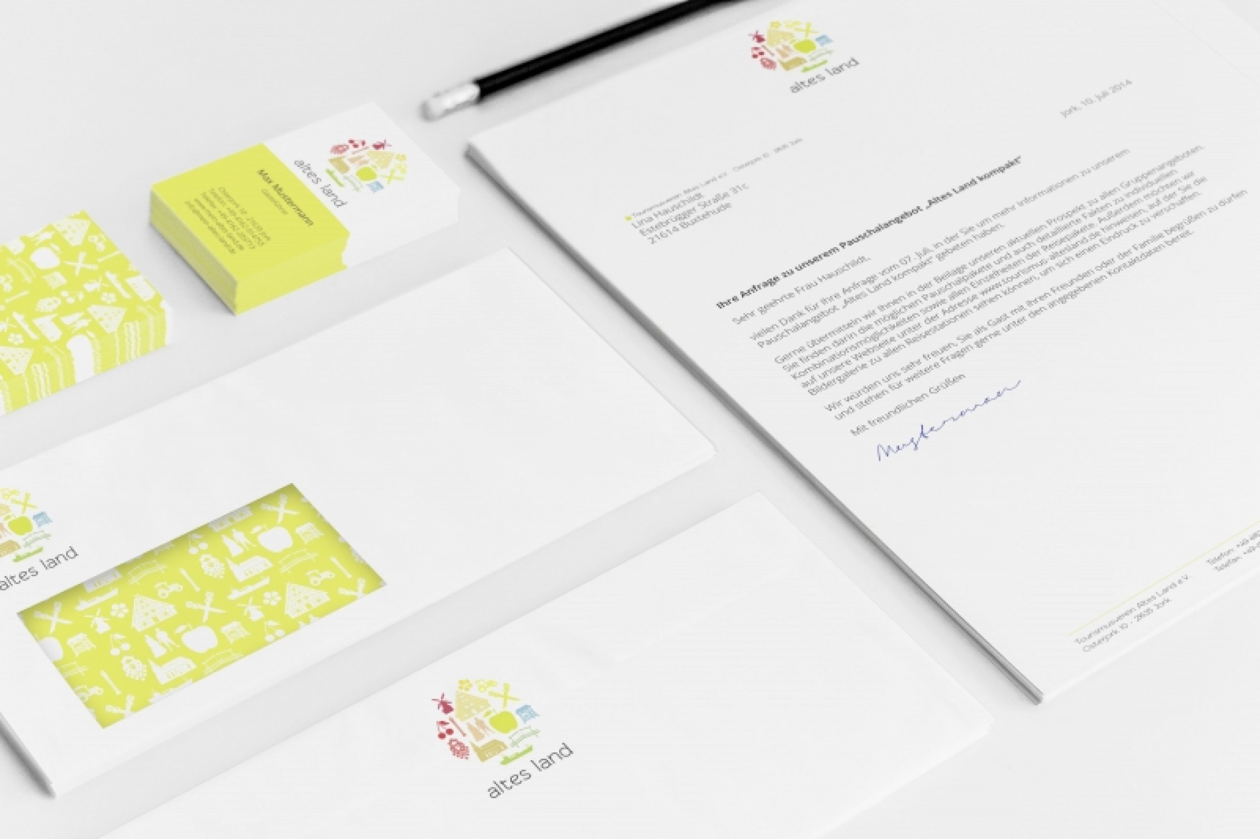Entwicklung eines Corporate Designs für die Region Altes Land