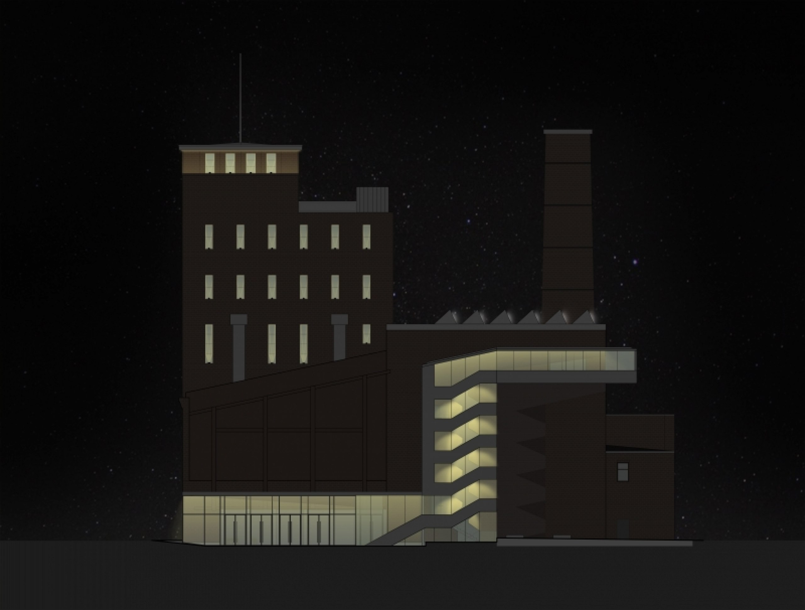 Lichtplanung für die Umnutzung der ehemaligen Berliner Kindl-Brauerei Neukölln, Berlin