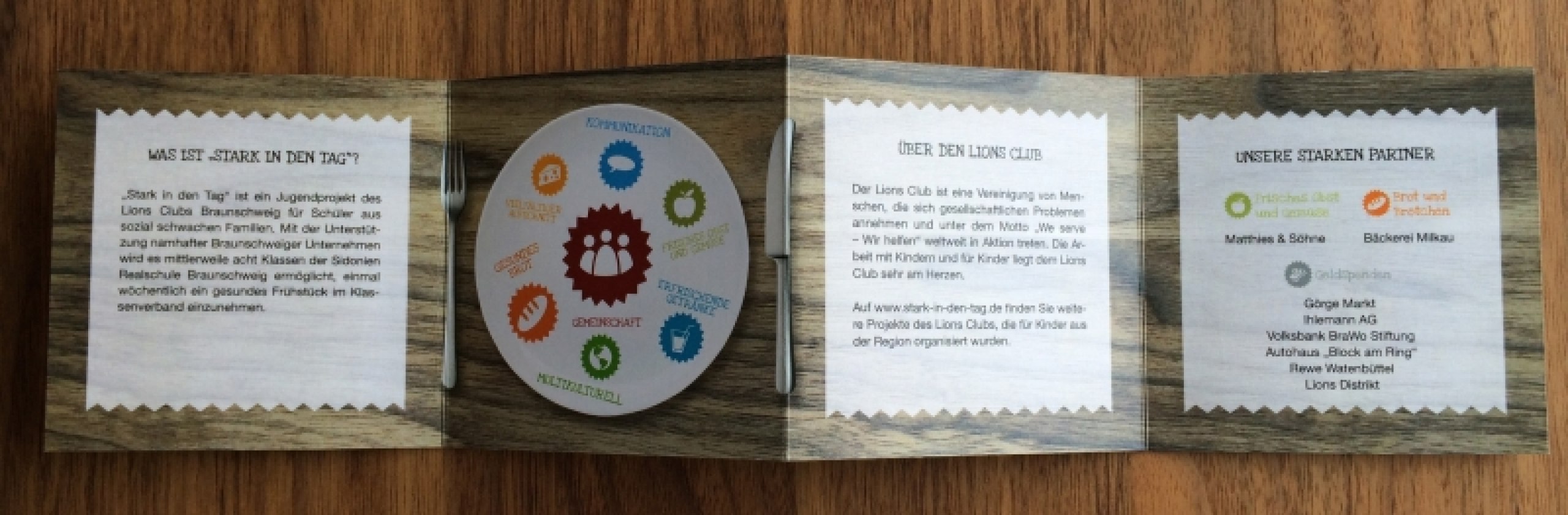 Entwicklung eines Corporate Designs für ein Jugendprojekt des Lions Clubs Braunschweig