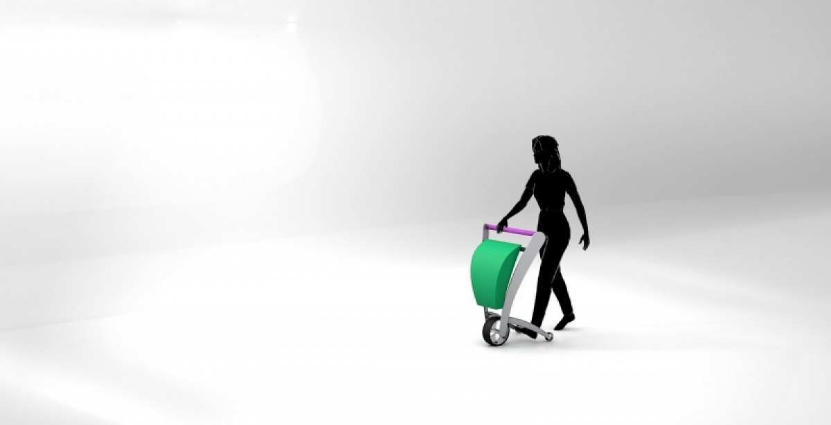 Einkaufstrolley mit Zusatzfunktion