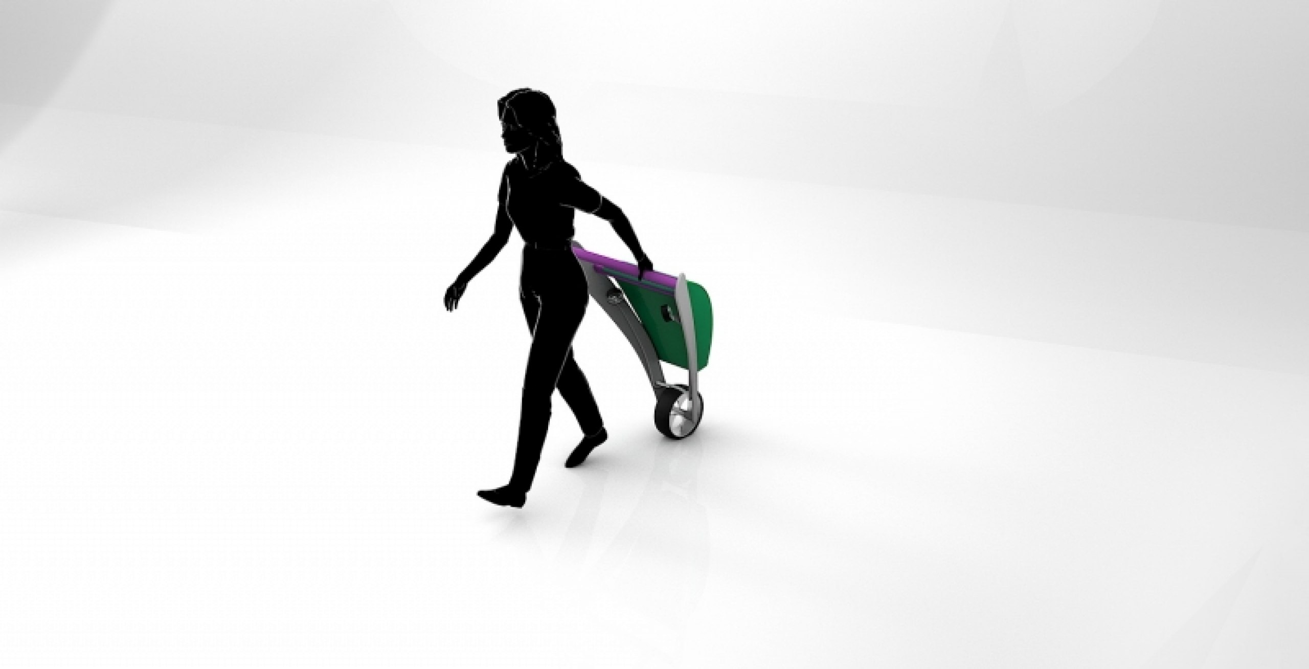 Einkaufstrolley mit Zusatzfunktion