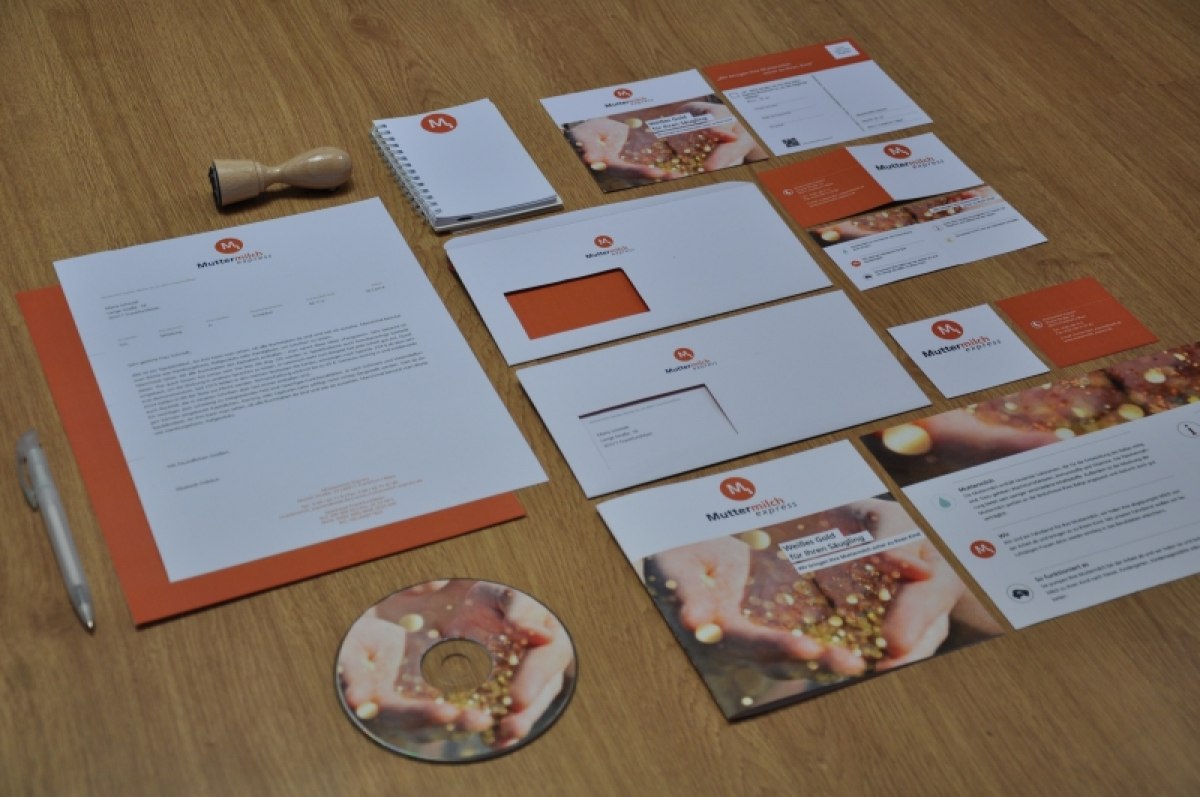 Konzept und Corporate Design für einen fiktiven Muttermilch Fahrdienst