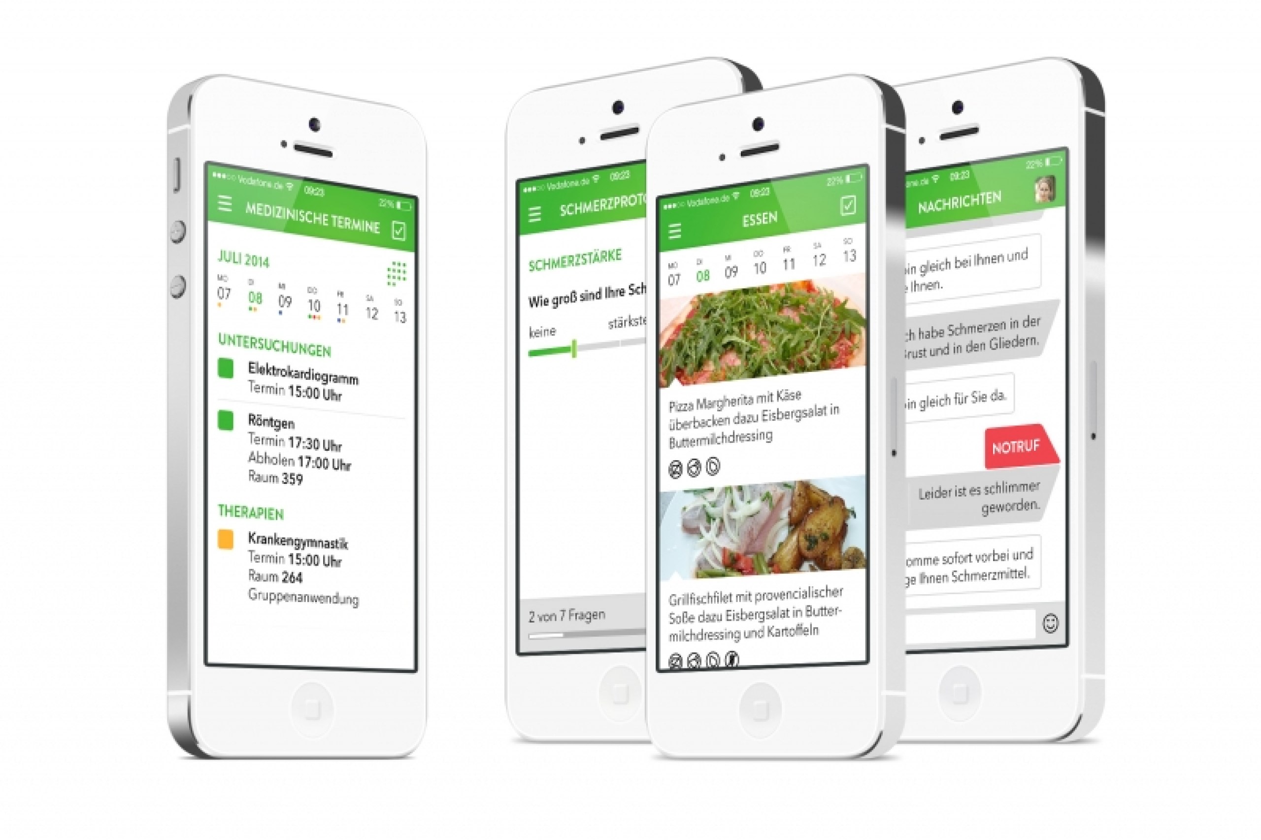 App zur Arbeitsentlastung von Gesundheits- und Krankenpflegepersonal