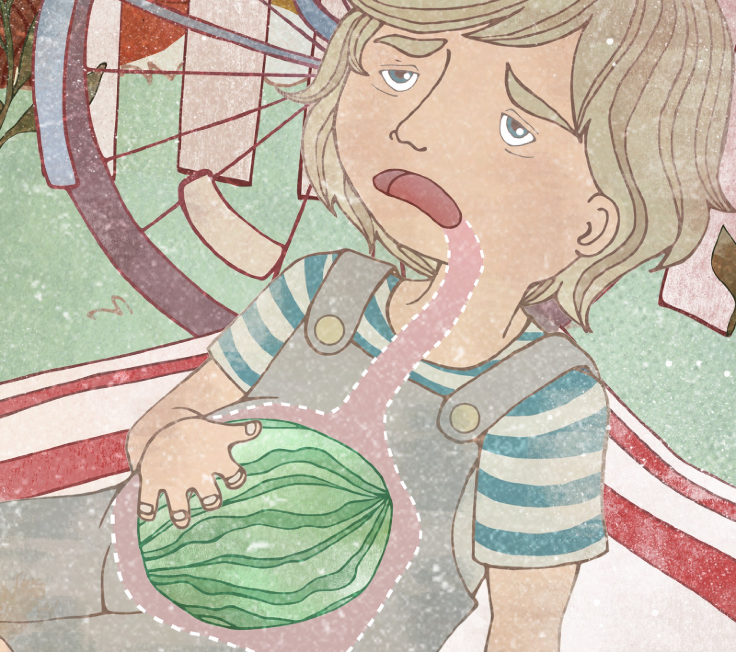 Gestaltung eines illustrativen Wandkalenders