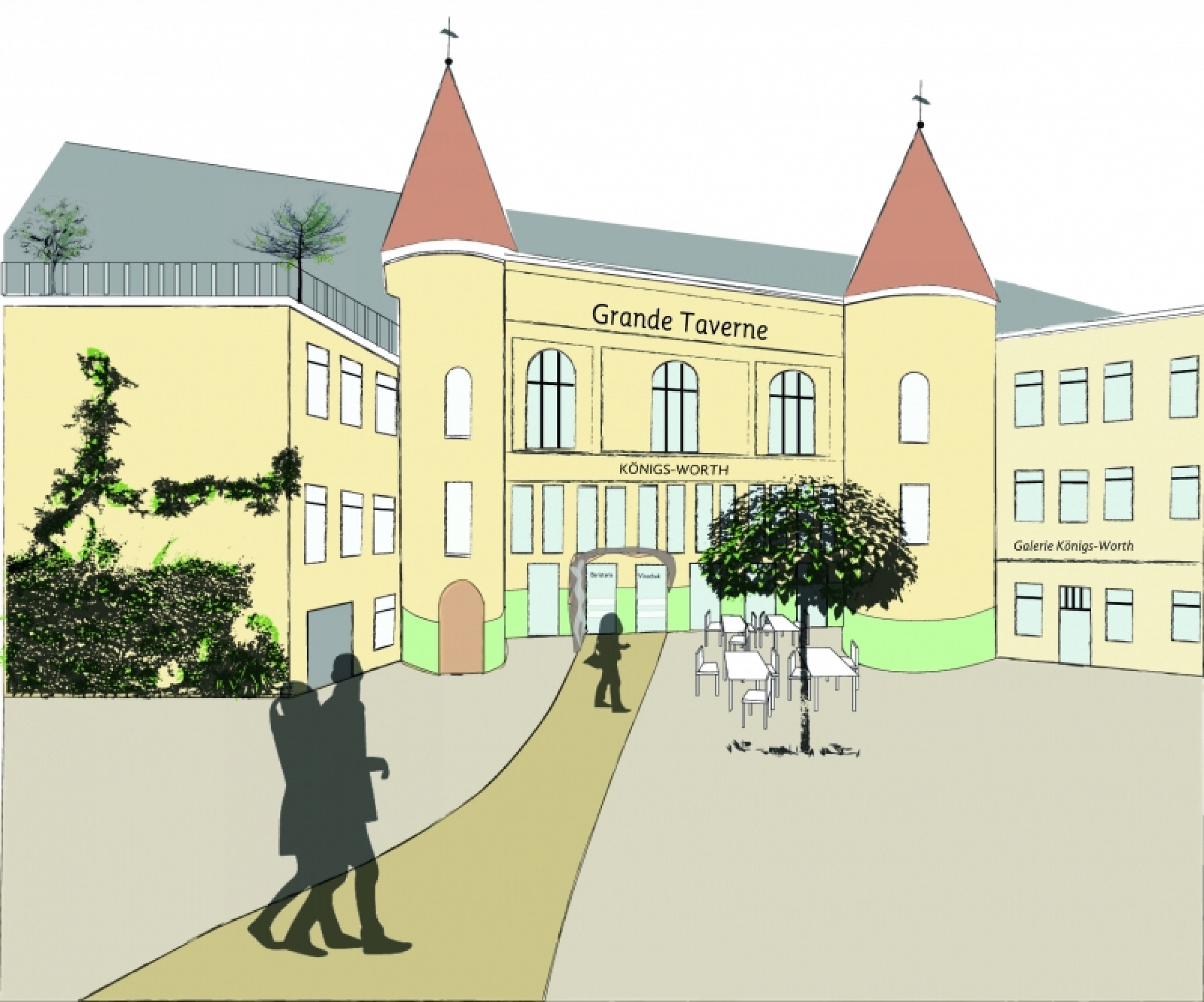 Umsetzung des Nutzungskonzeptes Eat & Art