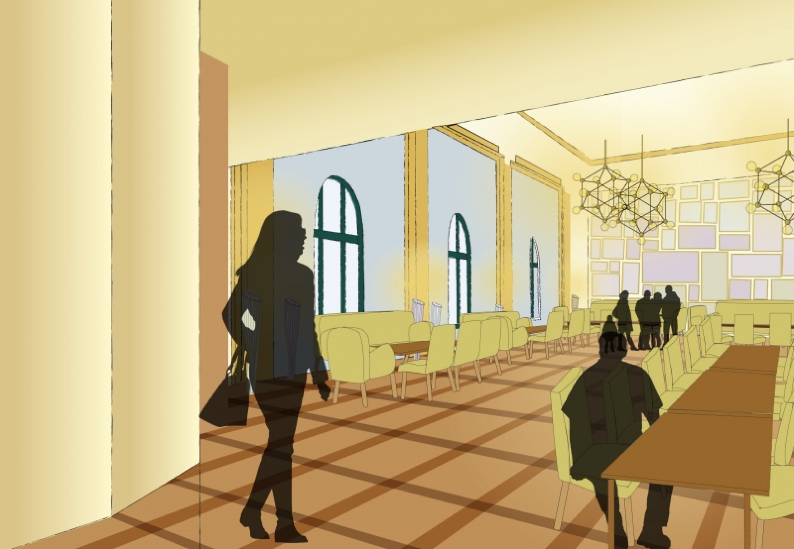 Umsetzung des Nutzungskonzeptes Eat & Art