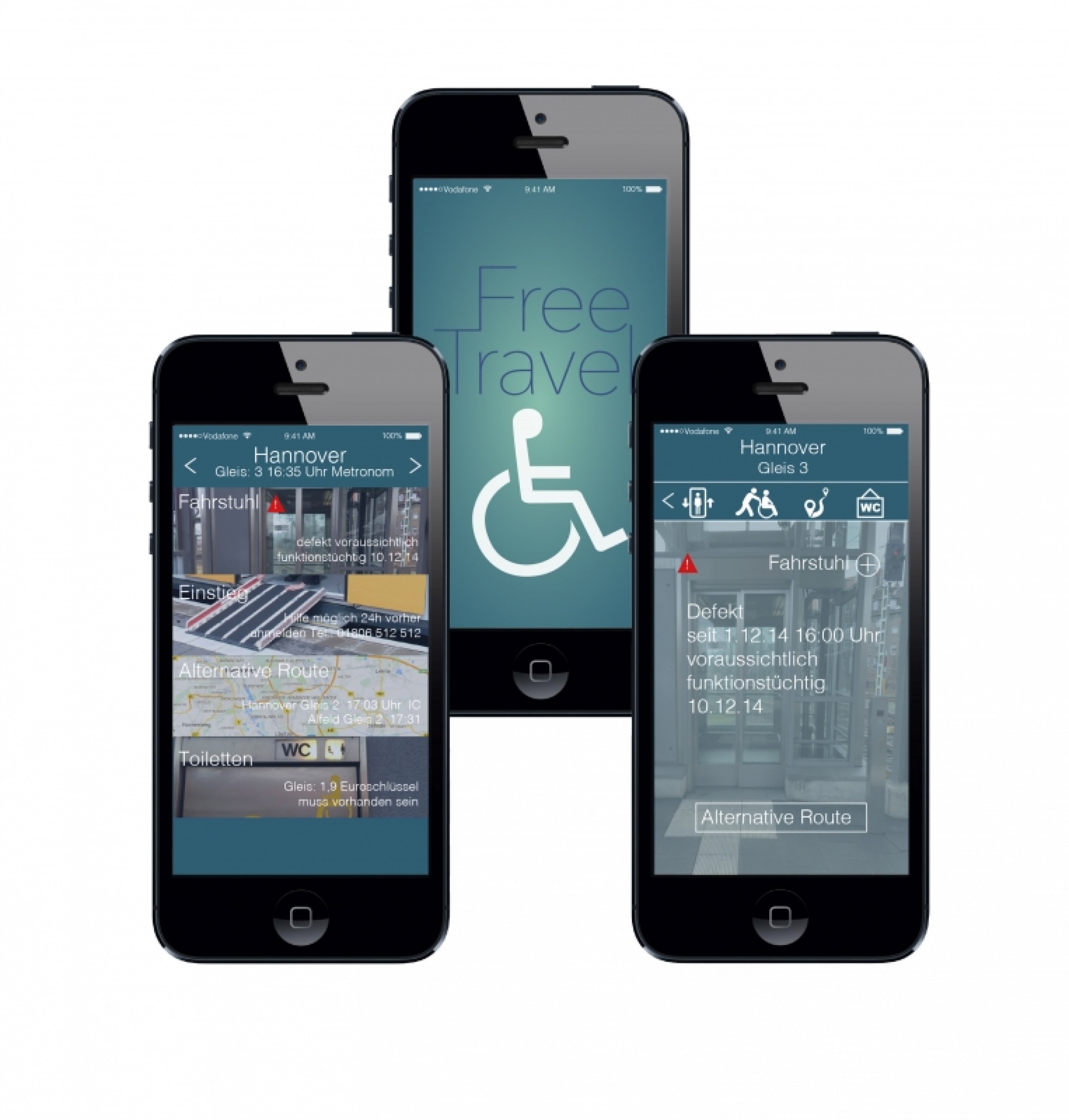 Barrierefrei Zug fahren! Eine Bahn App für Rollstuhlfahrer