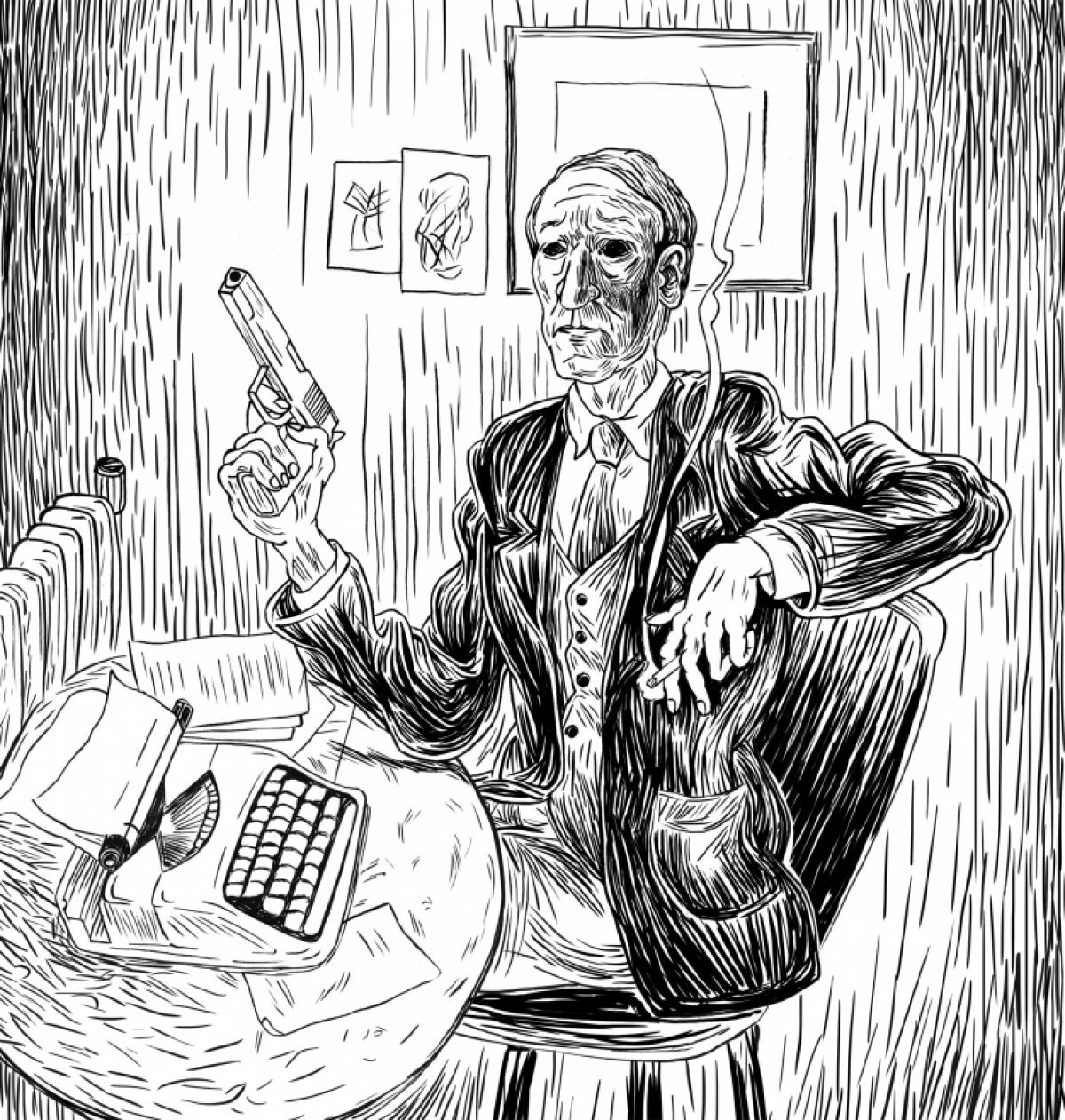 Konzeption und Gestaltung eines Künstlerbuches zu dem Werk von William S. Burroughs