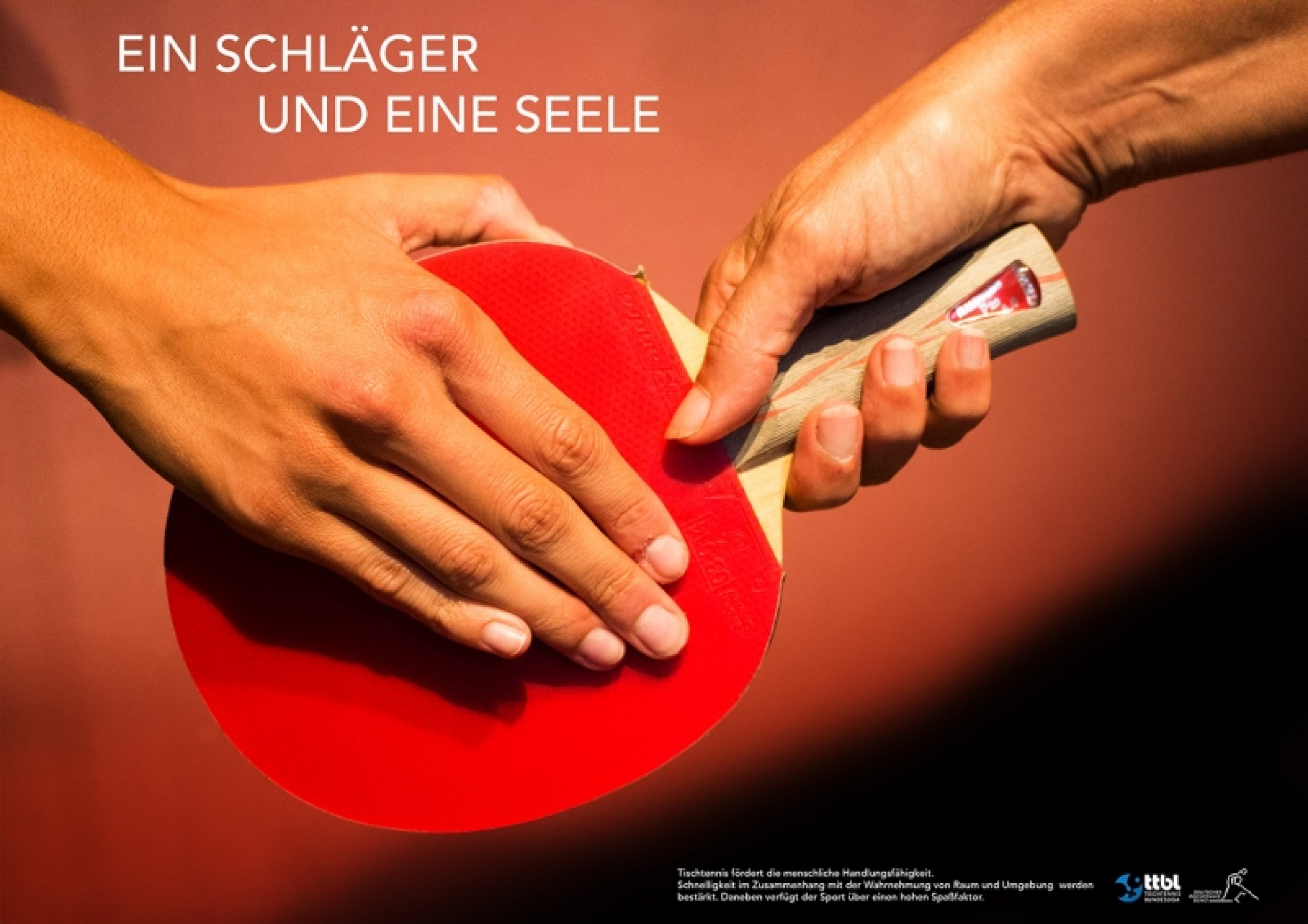 Eine Imagekampagne für die Sportart Tischtennis