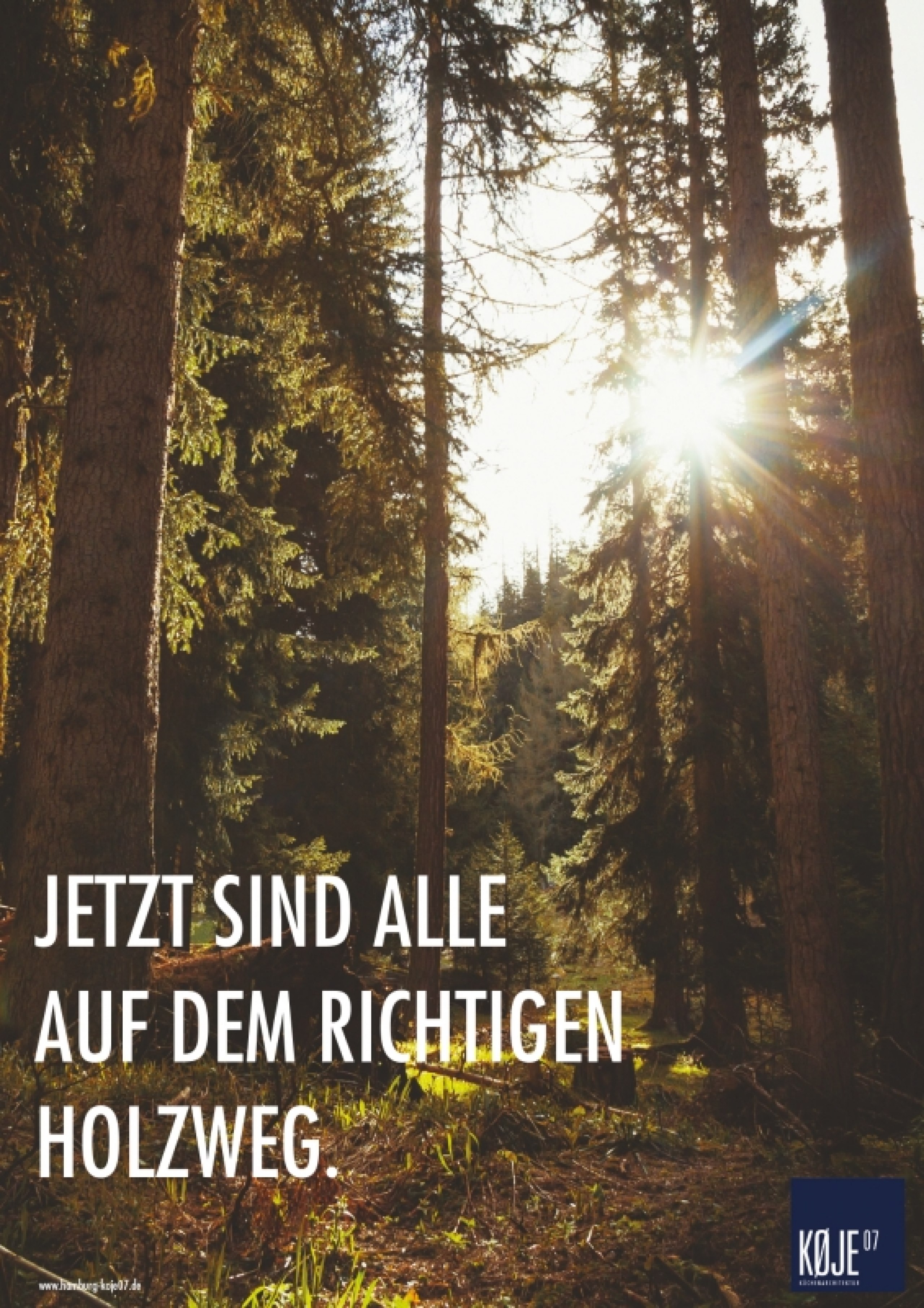 Entwicklung einer Plakatkampagne für den Küchenhersteller KOJE07 und weitere Maßnahmen