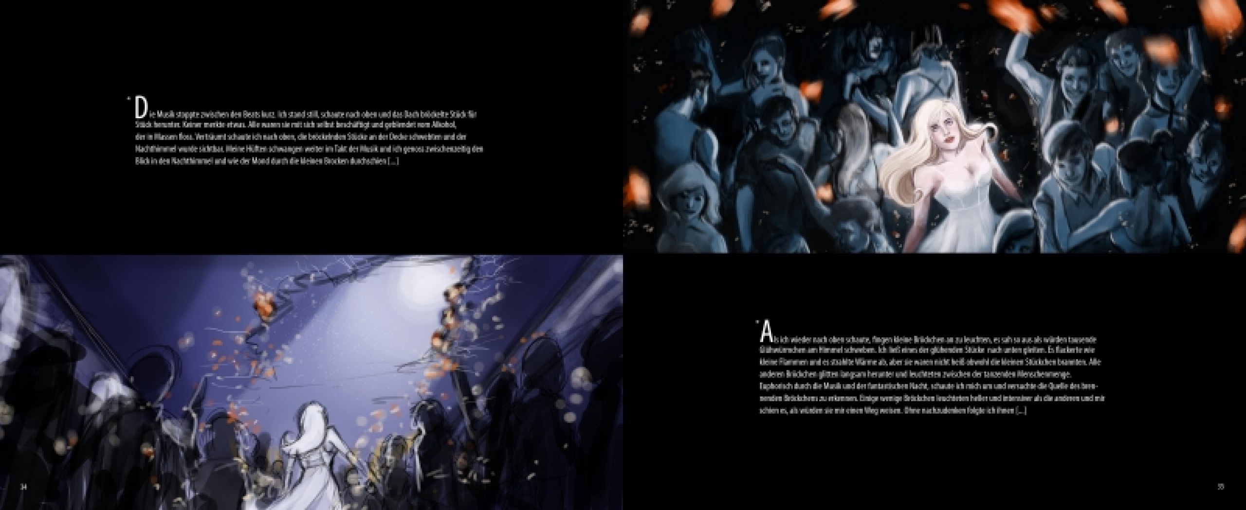 Konzept Artbook eines fiktiven Films