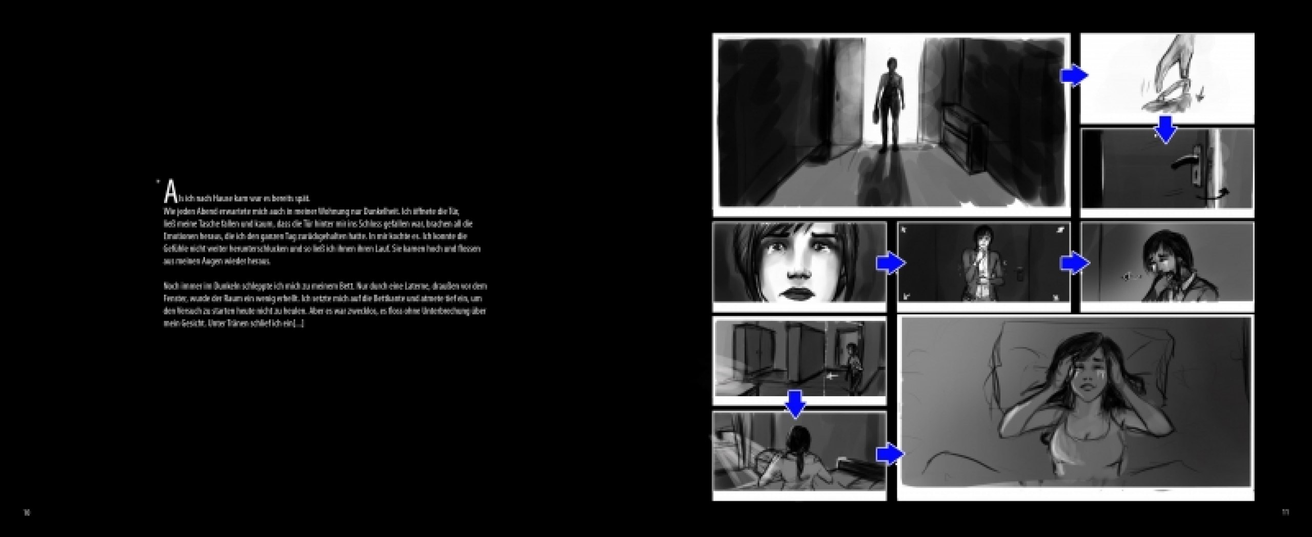 Konzept Artbook eines fiktiven Films