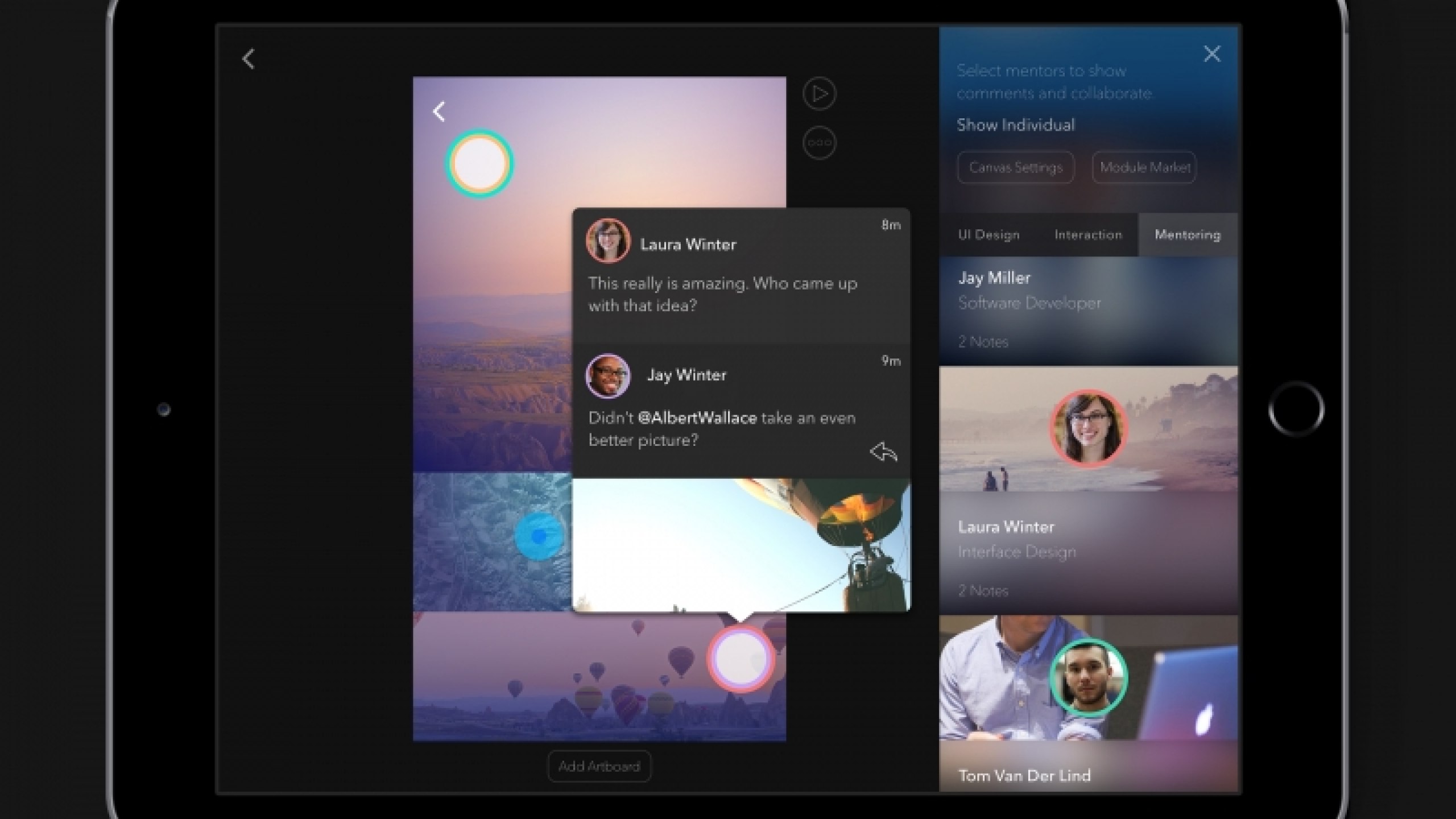 Eine Design- und Prototyping-Applikation für das iPad