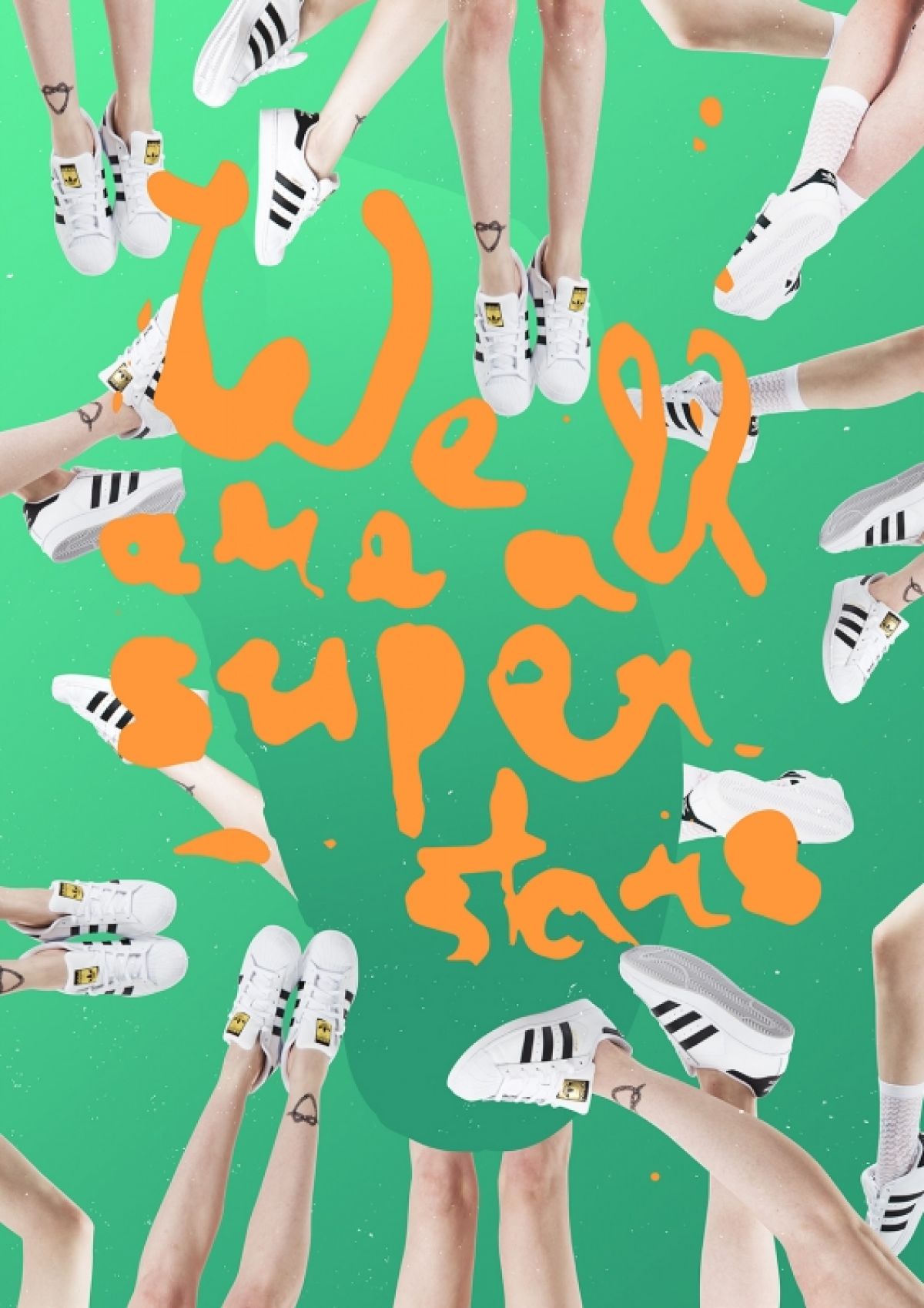Gestaltung einer künstlerischen Kampagne für den adidas Superstar.
