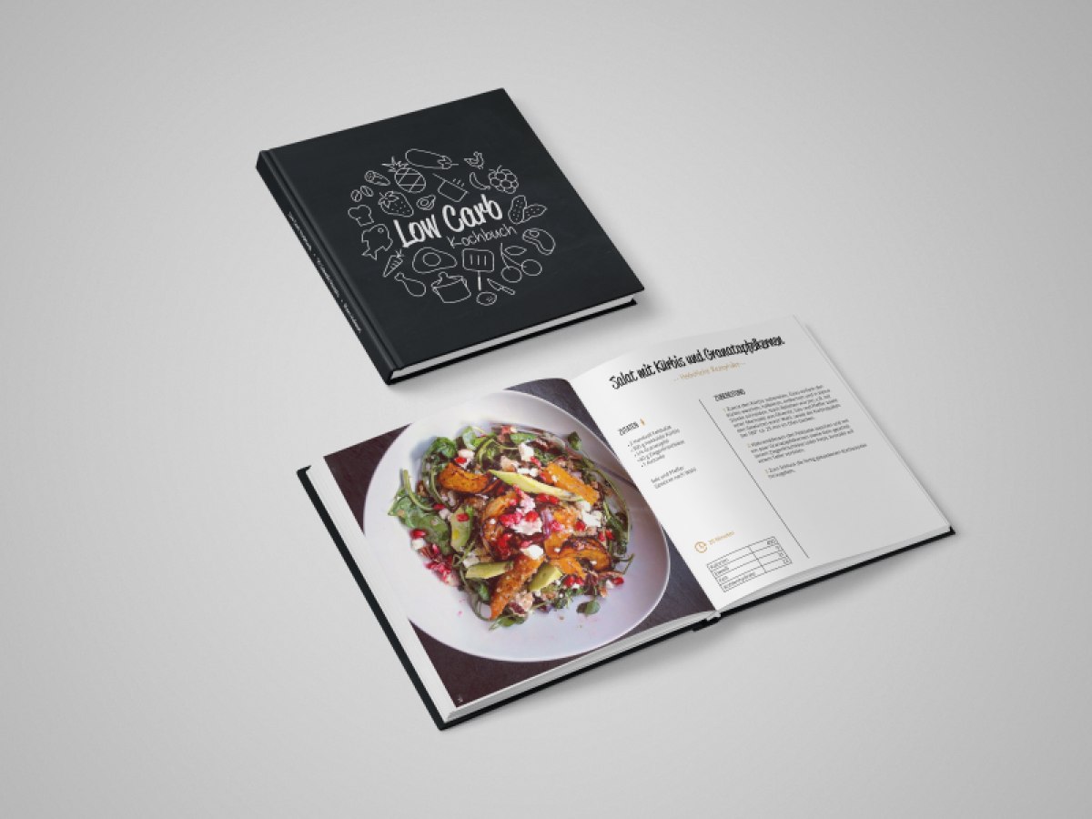 Erstellung und Gestaltung eines Lowcarb Kochbuches als Beispiel für eine gesunde Ernährung