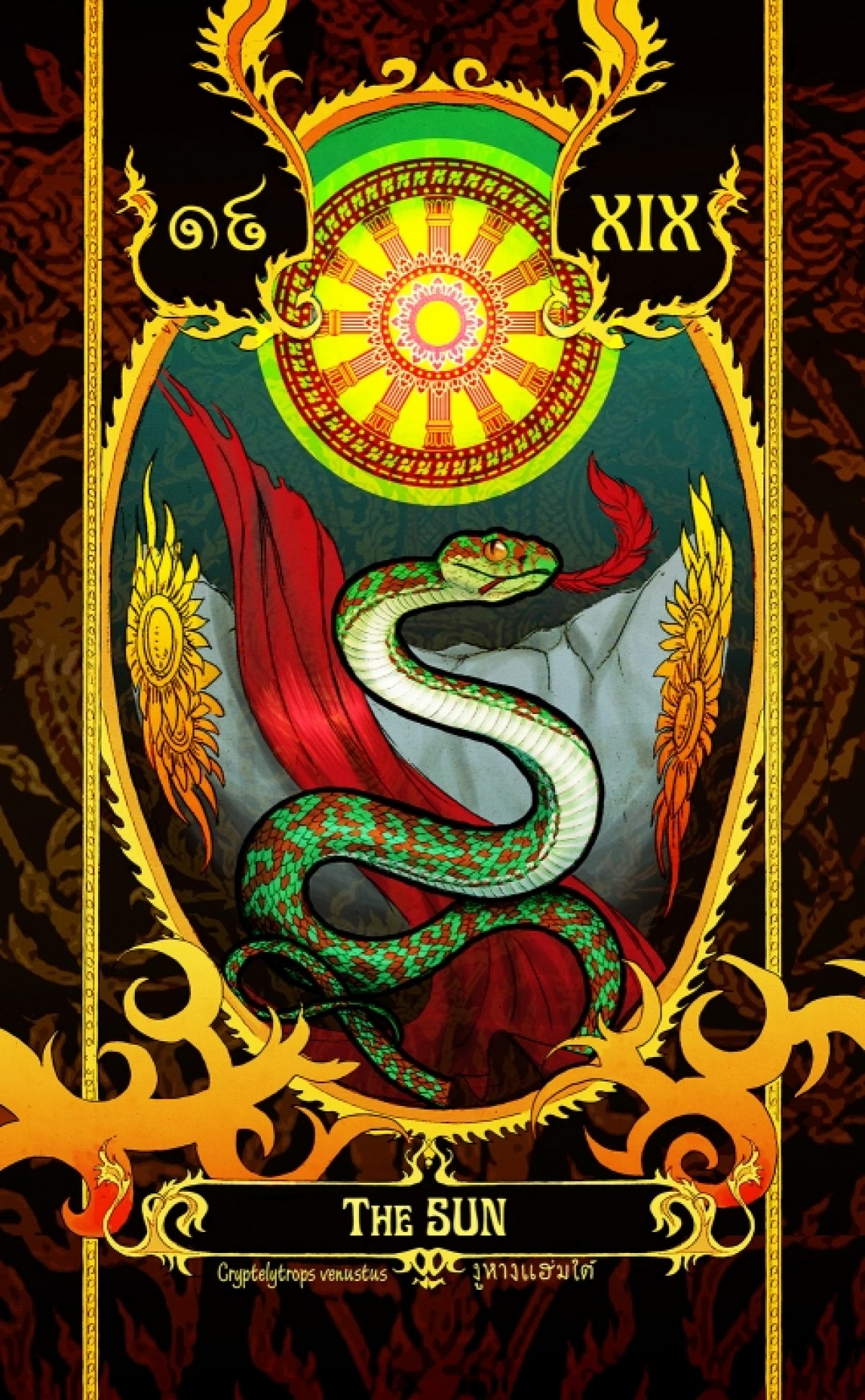 Tarot der Schlangen Thailands