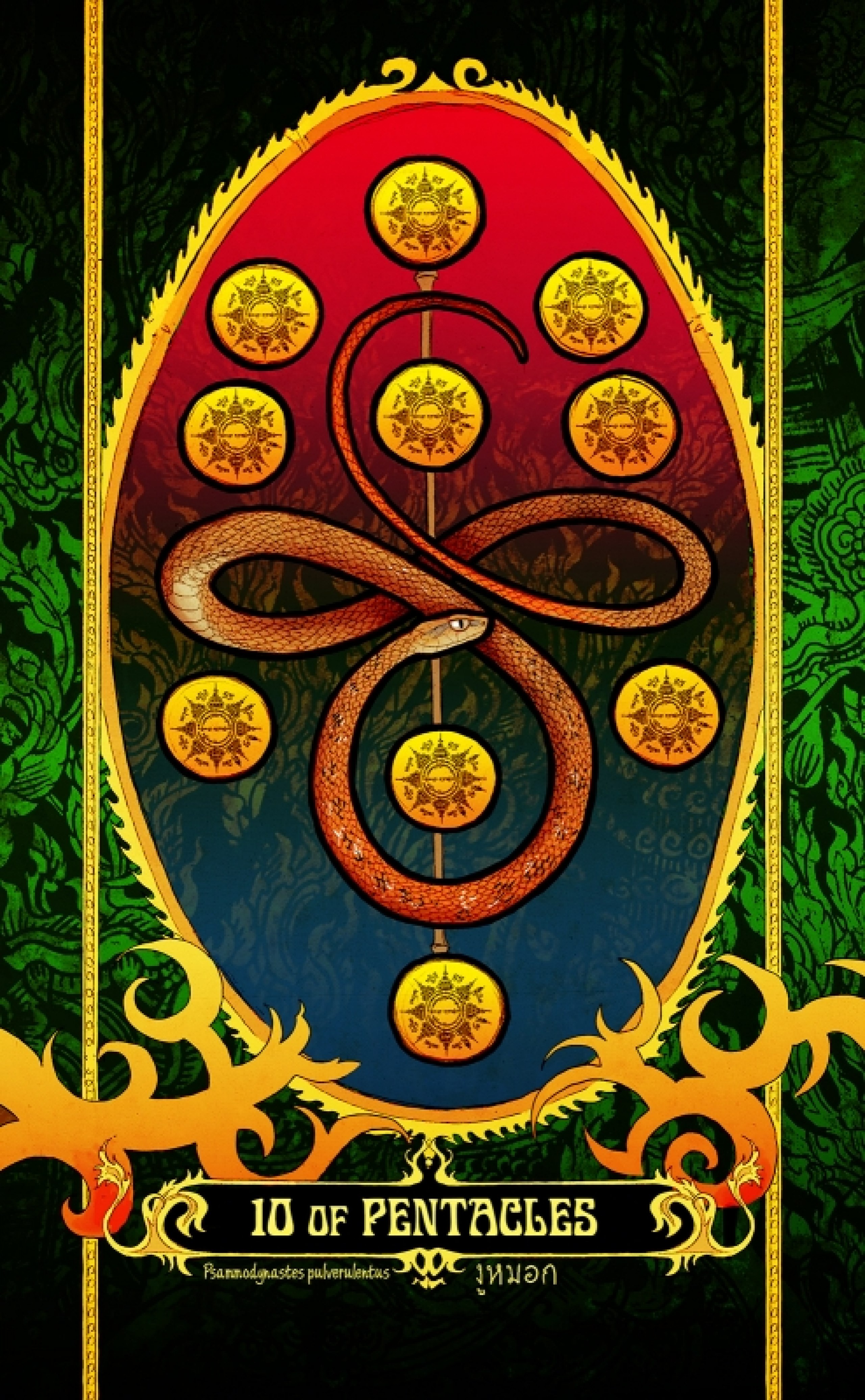 Tarot der Schlangen Thailands